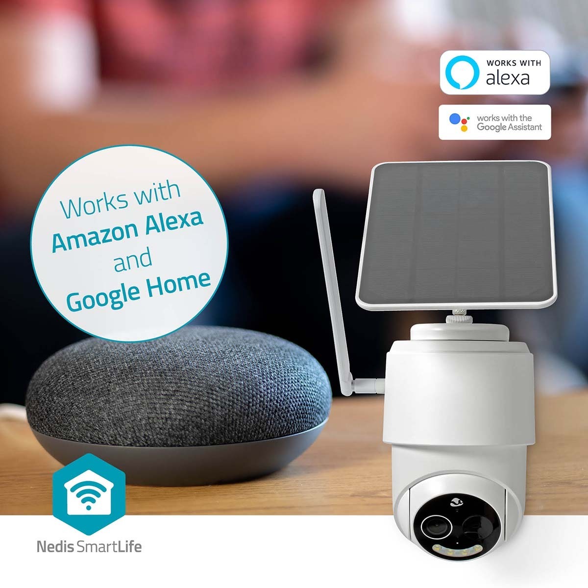 Nedis SmartLife SIMCBO50WT valvontakamera, ulkokäyttöön