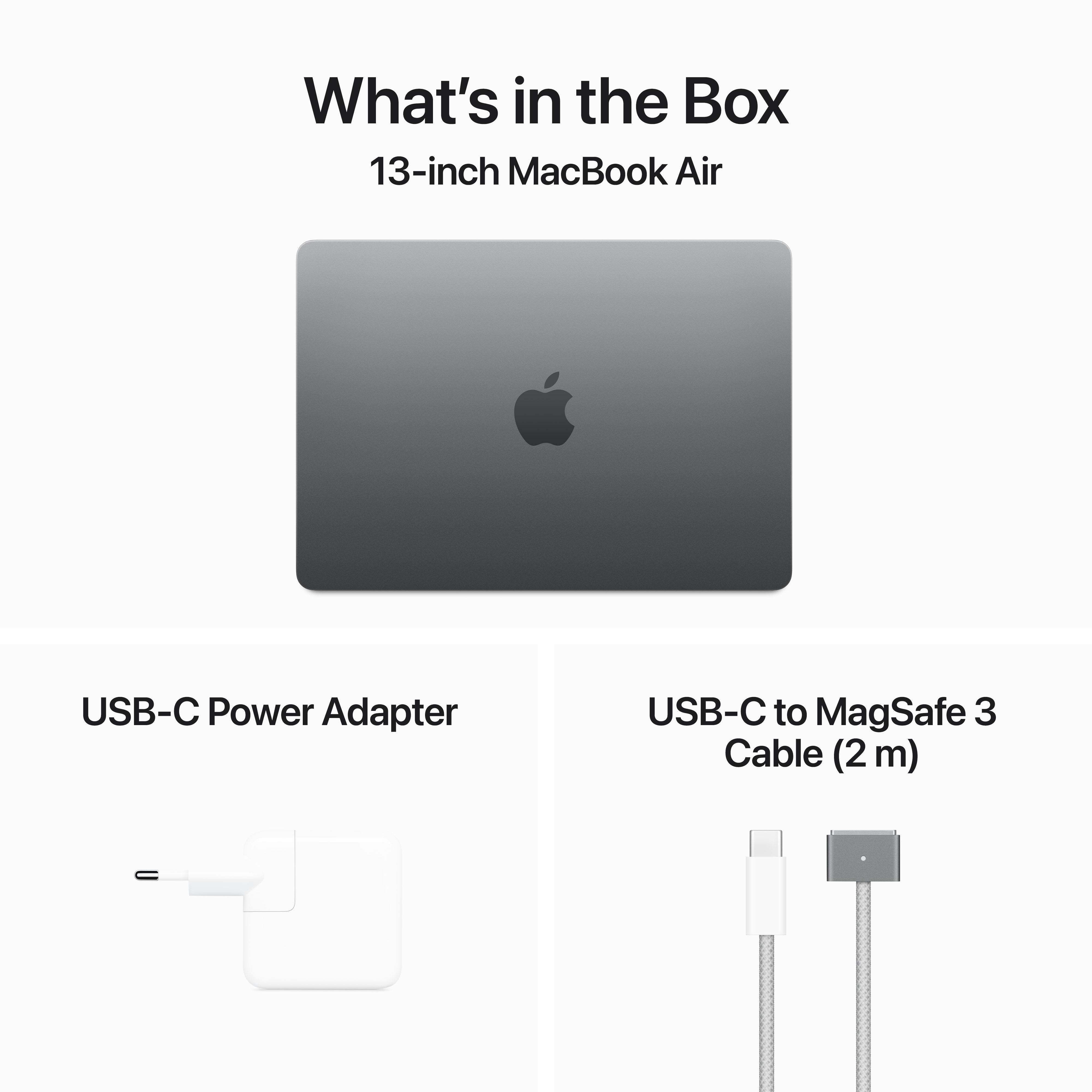 Apple MacBook Air 13" M3 16 Gt, 512 Gt 2024 -kannettava, tähtiharmaa (MXCR3)