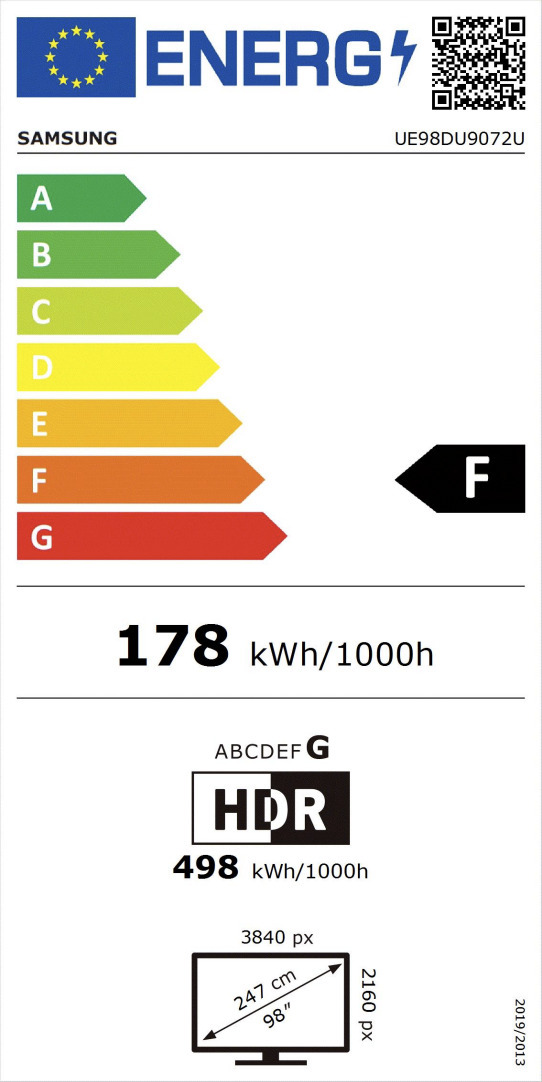 Samsung 98" DU9072 – 4K LED TV