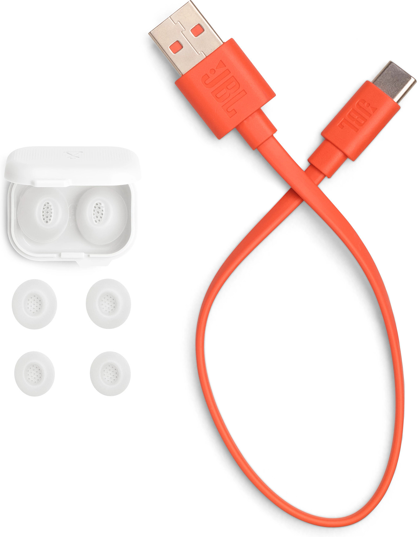 JBL Tune Flex 2 nappikuulokkeet aktiivisella melunvaimennuksella, valkoinen