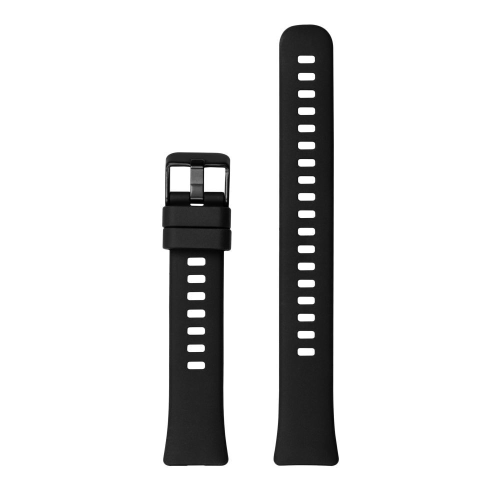 Fixed älykellon silikoniranneke, Huawei Band 8 / 9, musta