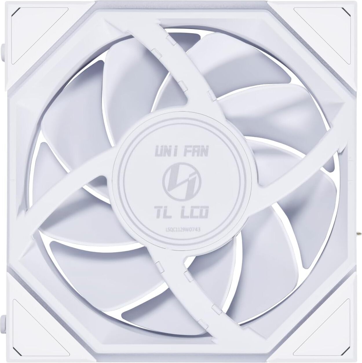 Lian Li UNI FAN TL LCD 120 ARGB PWM -tuuletinpakkaus, 120 mm, valkoinen, 3-pack