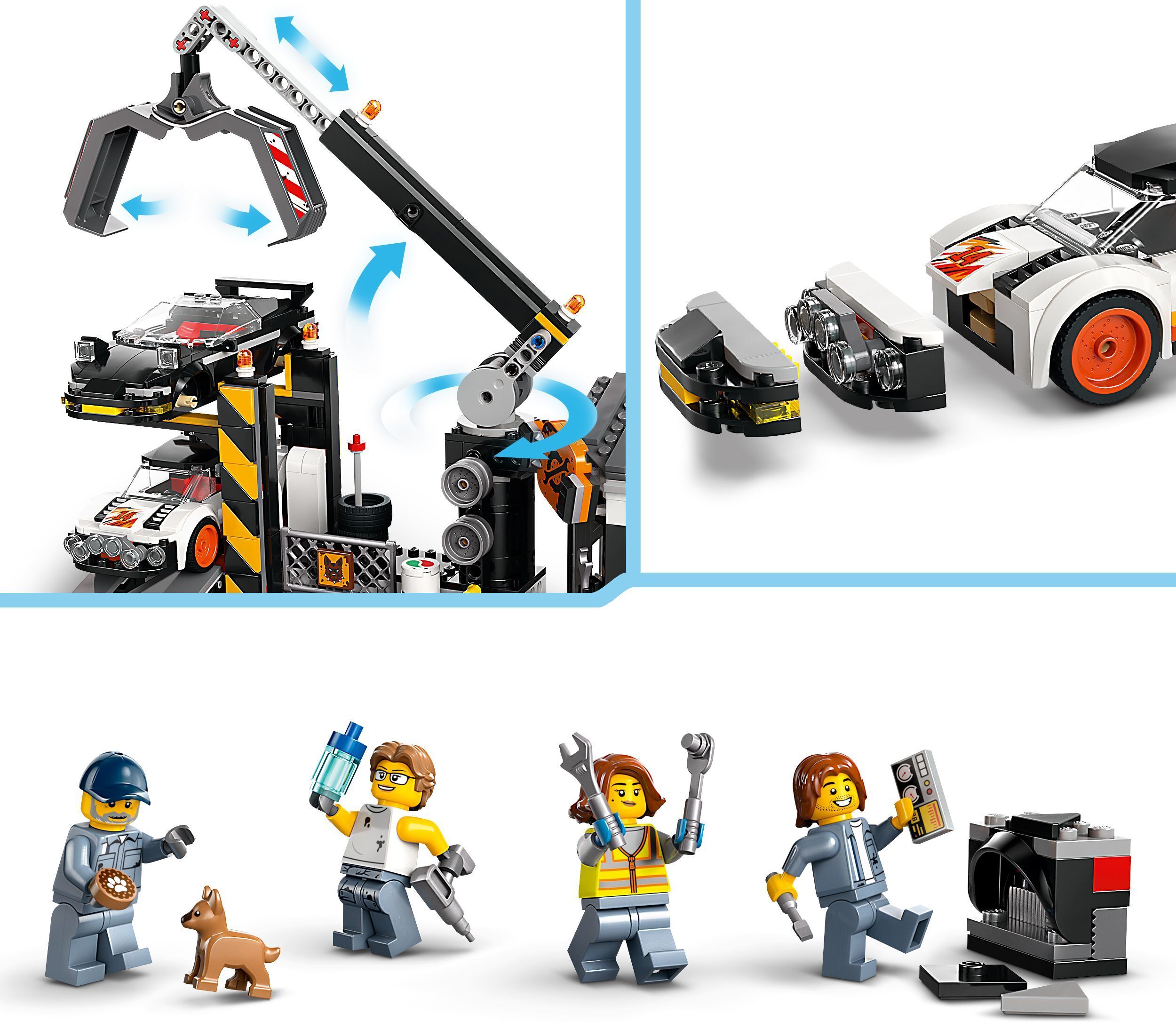 LEGO My City 60472 – Autopurkamo ja autoja