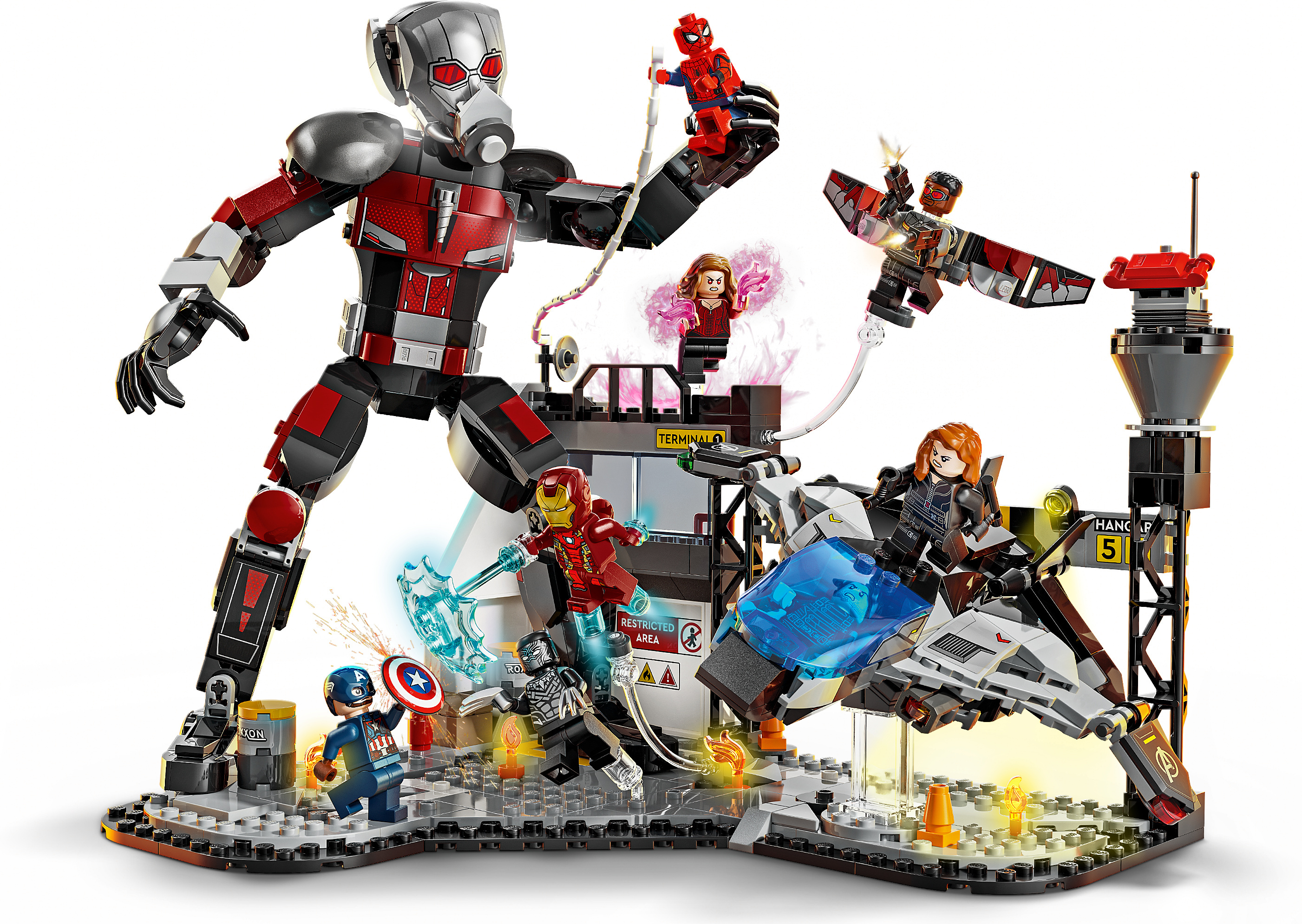 LEGO Super Heroes Marvel 76314 – Captain America: Civil War Toimintataistelu