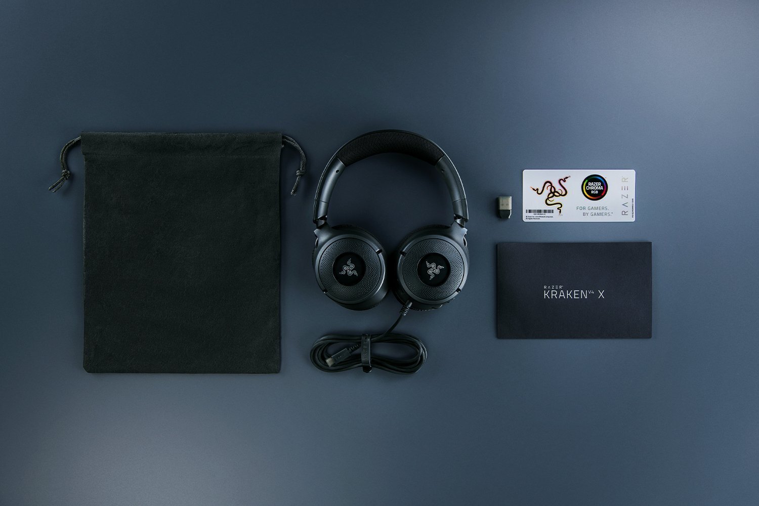 Razer Kraken V4 X pelikuulokkeet, musta