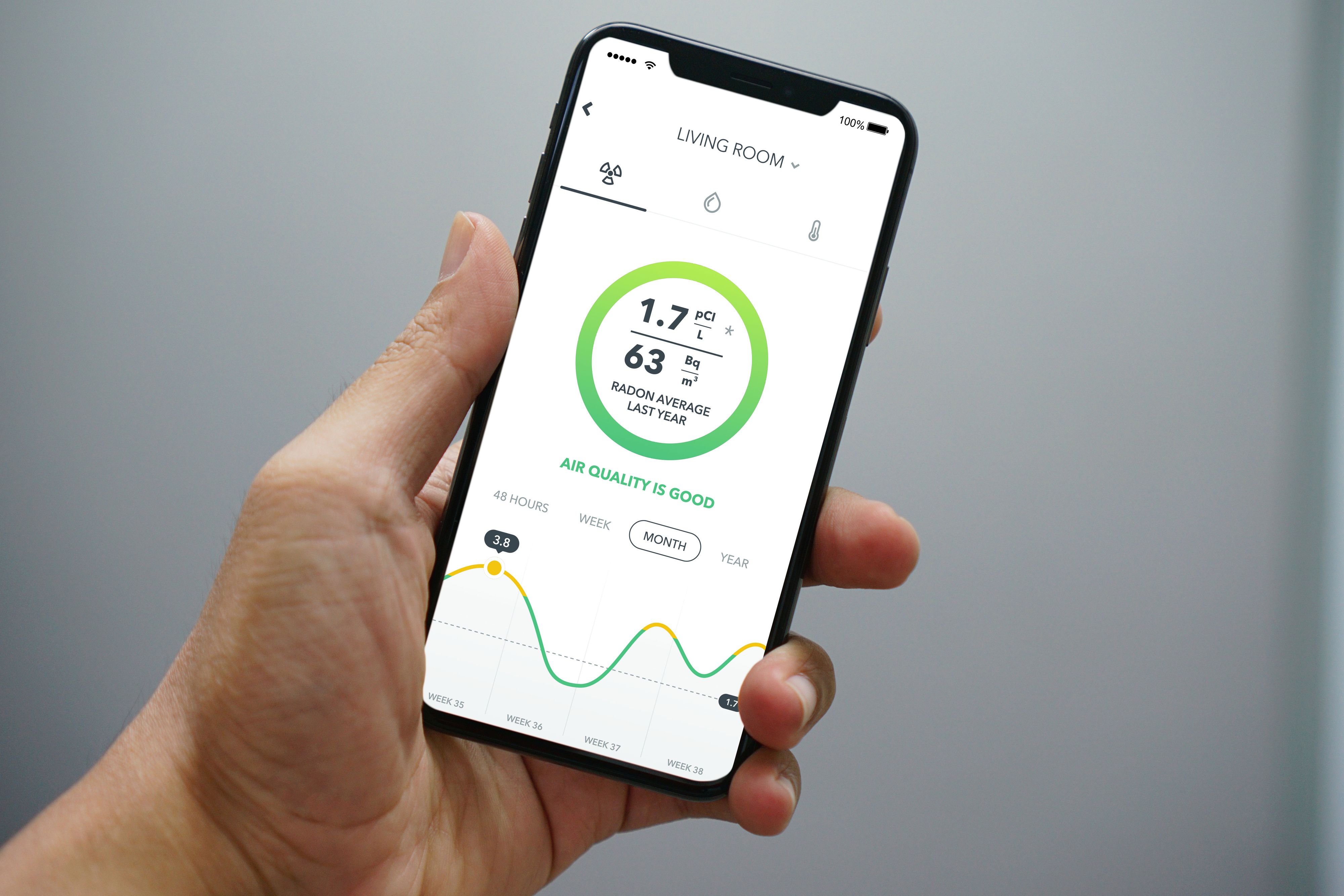 Airthings Wave 2nd gen -radonilmaisin 9 Airthings Wave 2nd gen -radonilmaisin - Image 9
