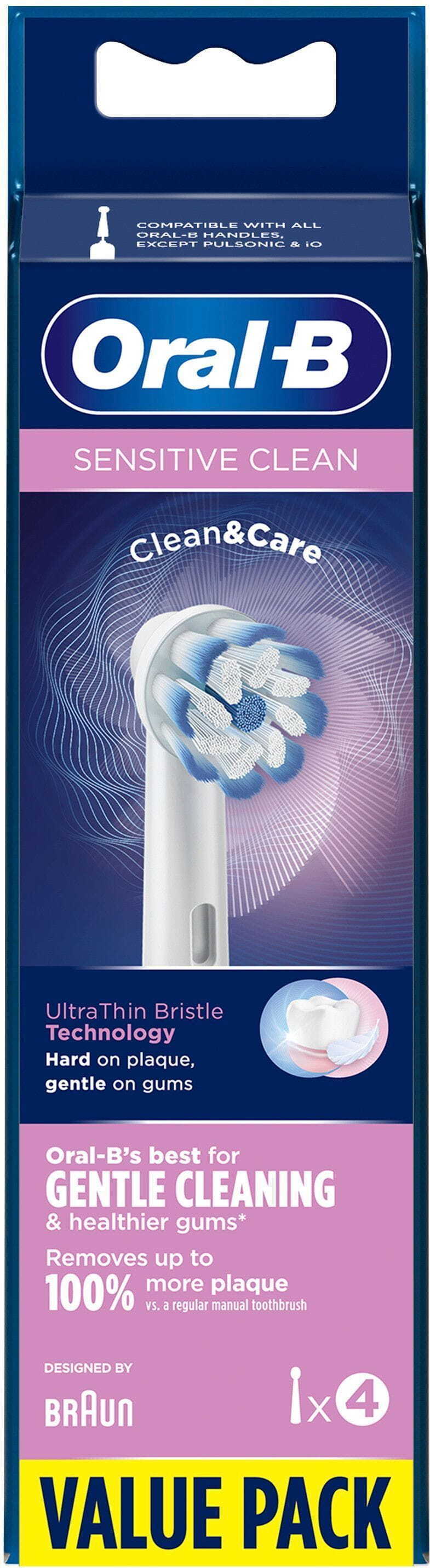 Oral-B Sensitive Clean & Care -vaihtoharja, 4 kpl