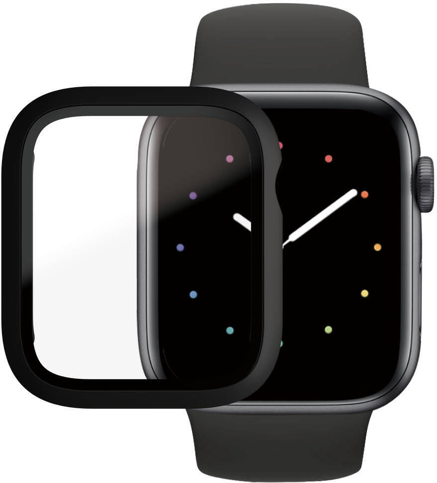 PanzerGlass Full Body -panssarilasi Apple Watch, 44 mm, musta