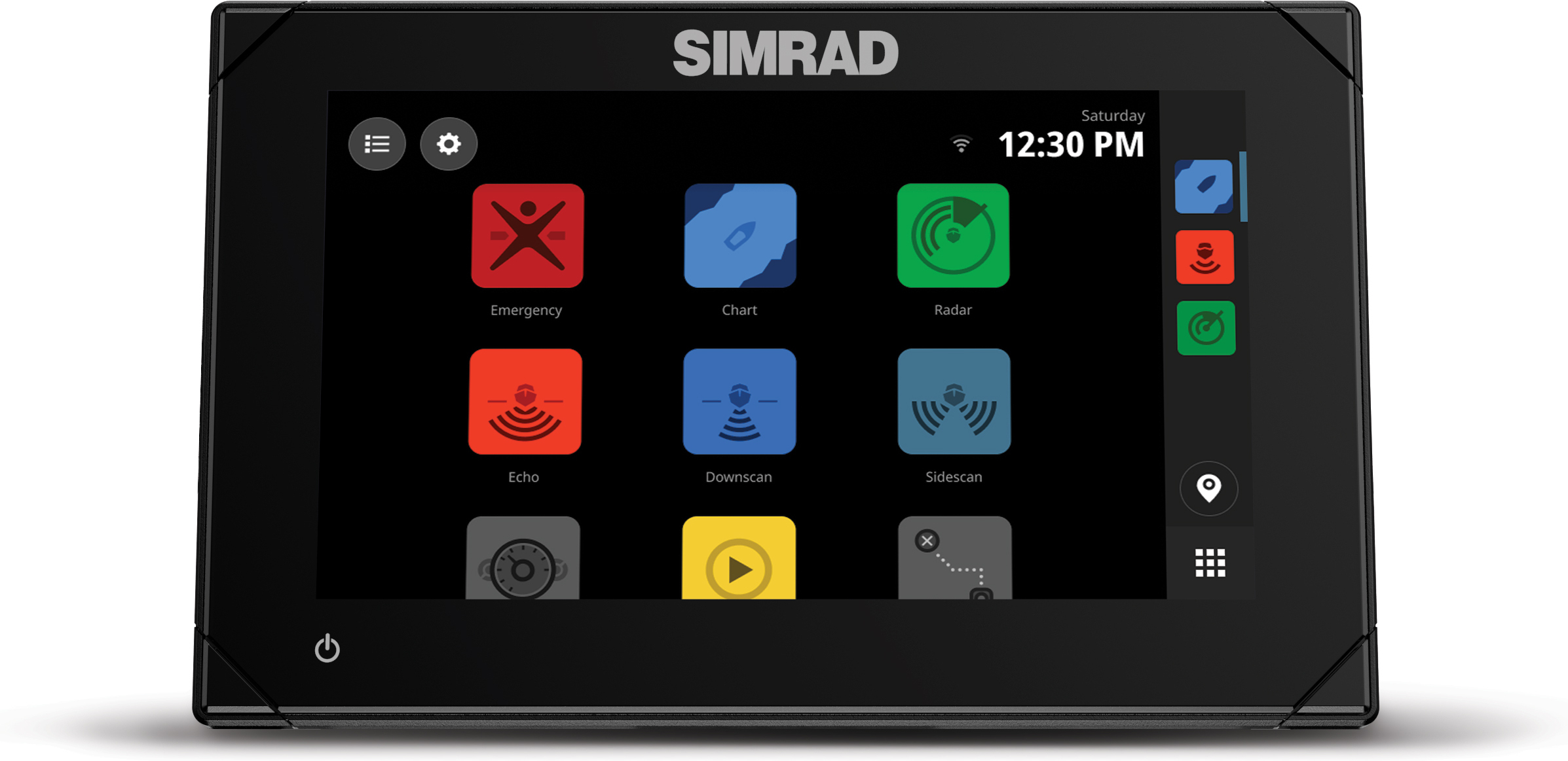 Simrad NSX 3007 7" -karttaplotteri ja kaikuluotain ilman kaikuanturia