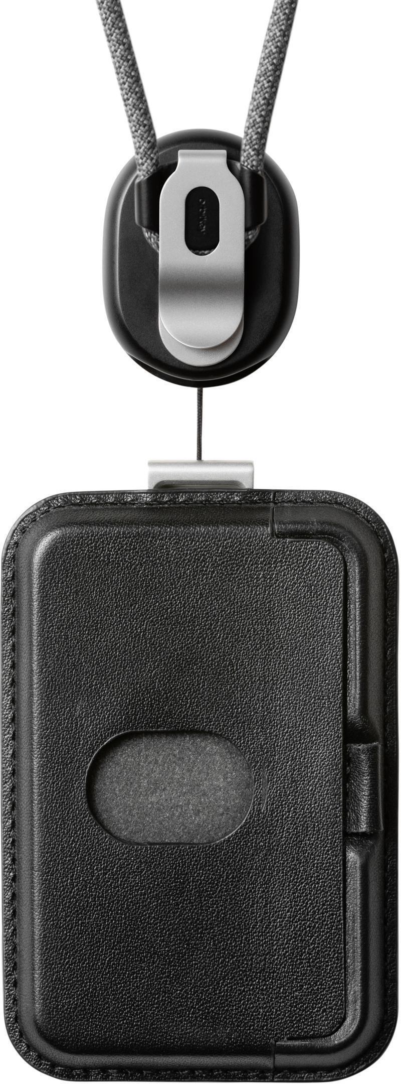 Orbitkey ID Card Holder Pro -henkilökorttikotelo kaulanauhalla, musta