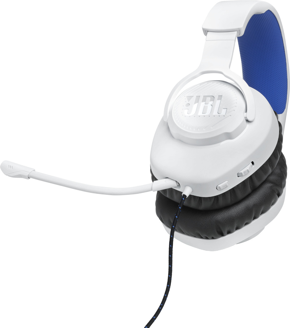 JBL Quantum 100P Console -pelikuuloke, sinivalkoinen