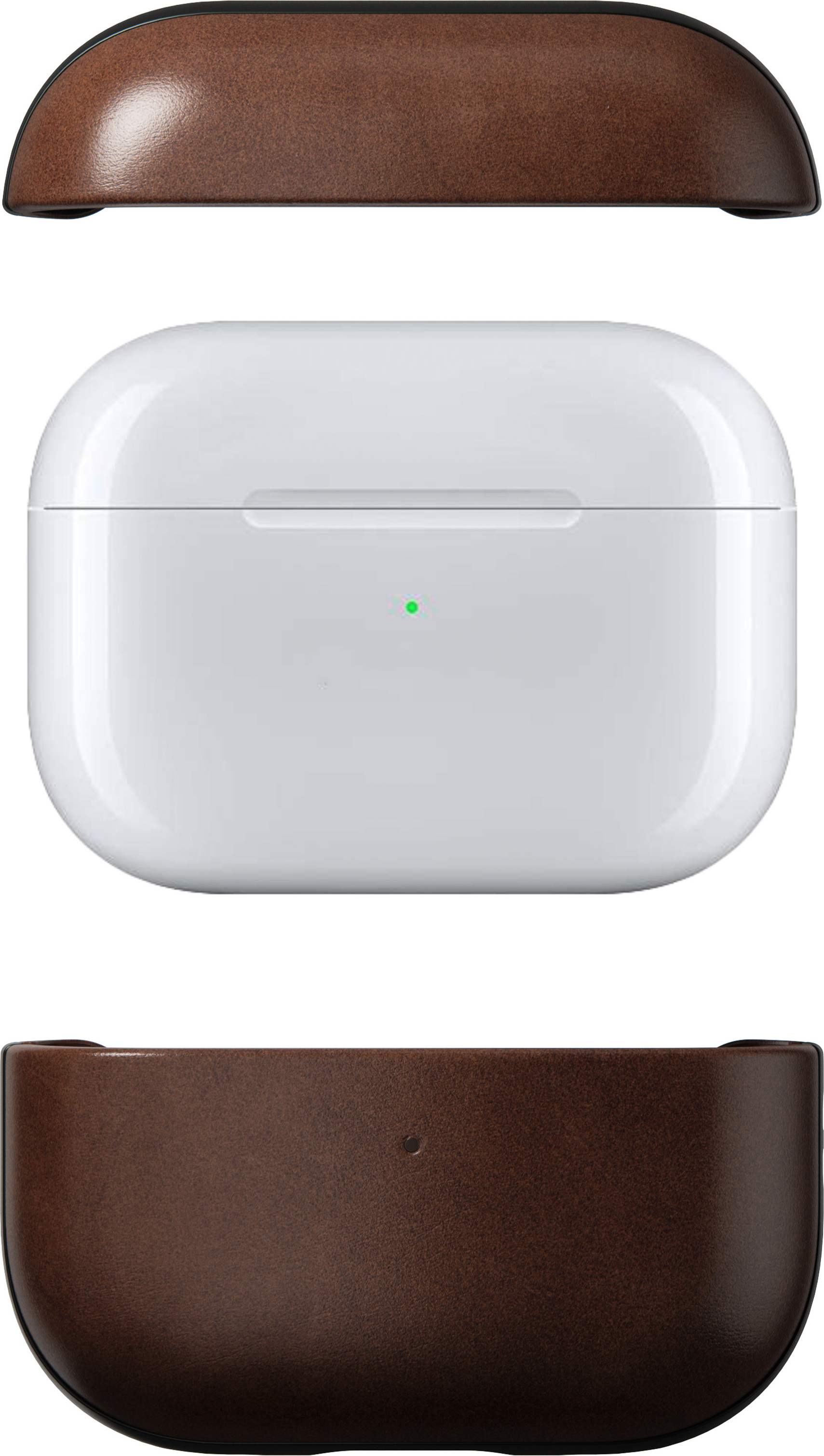 Nomad Modern Airpods Pro 2 Horween Leather -kotelosuoja, musta