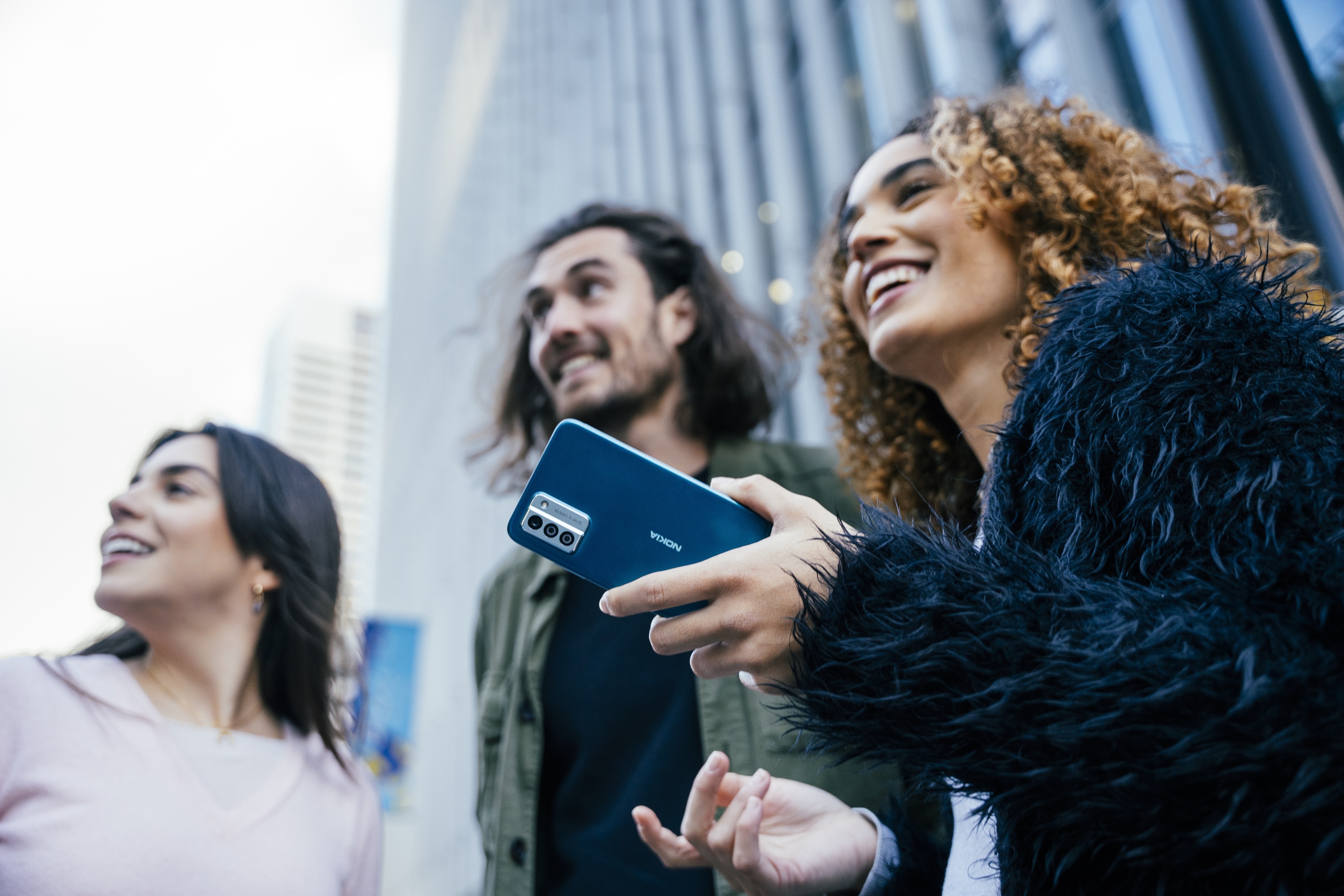 Nokia G22 -puhelin, 64/4 Gt, Dual-SIM, sininen