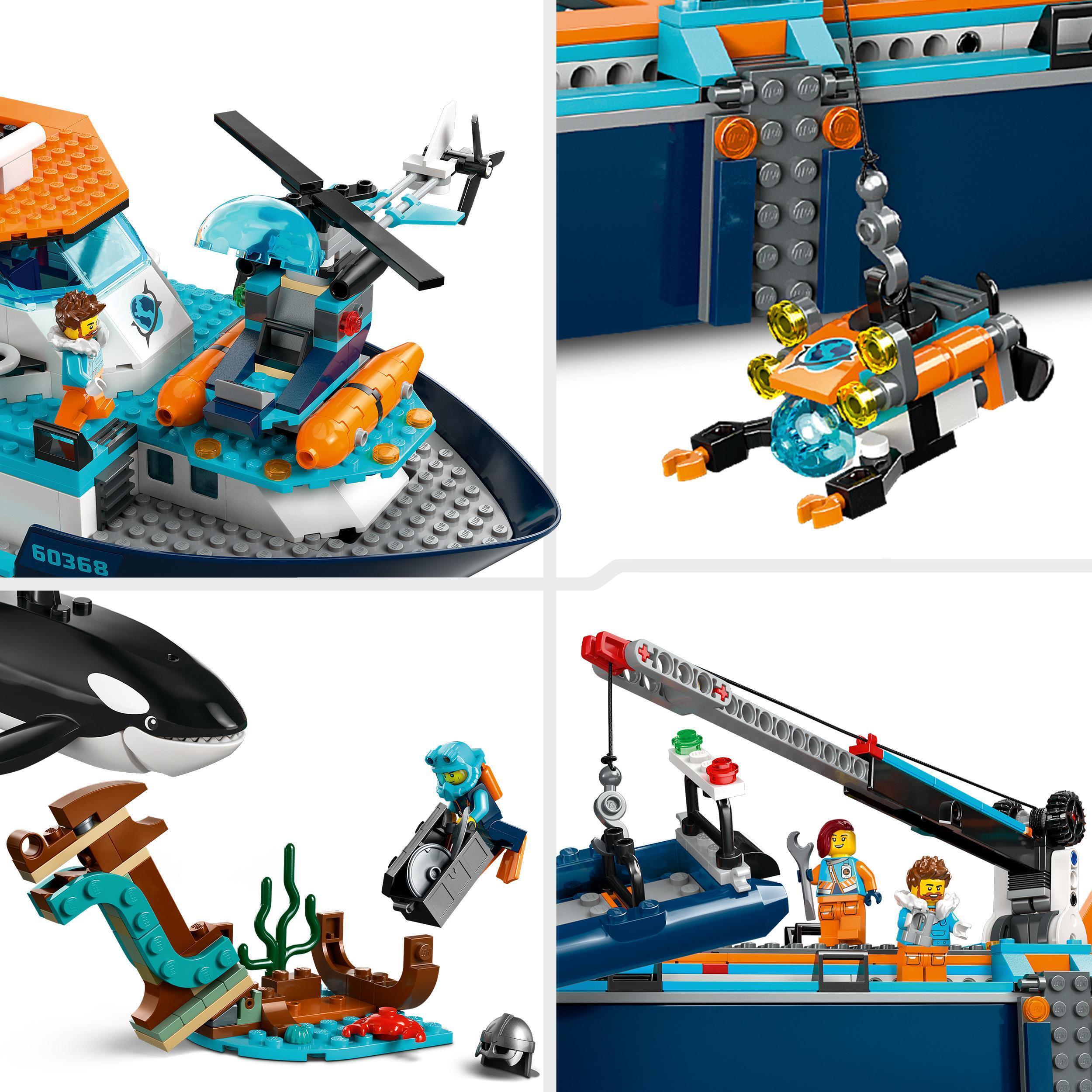 LEGO City Exploration 60368 - Arktinen tutkimusretkialus