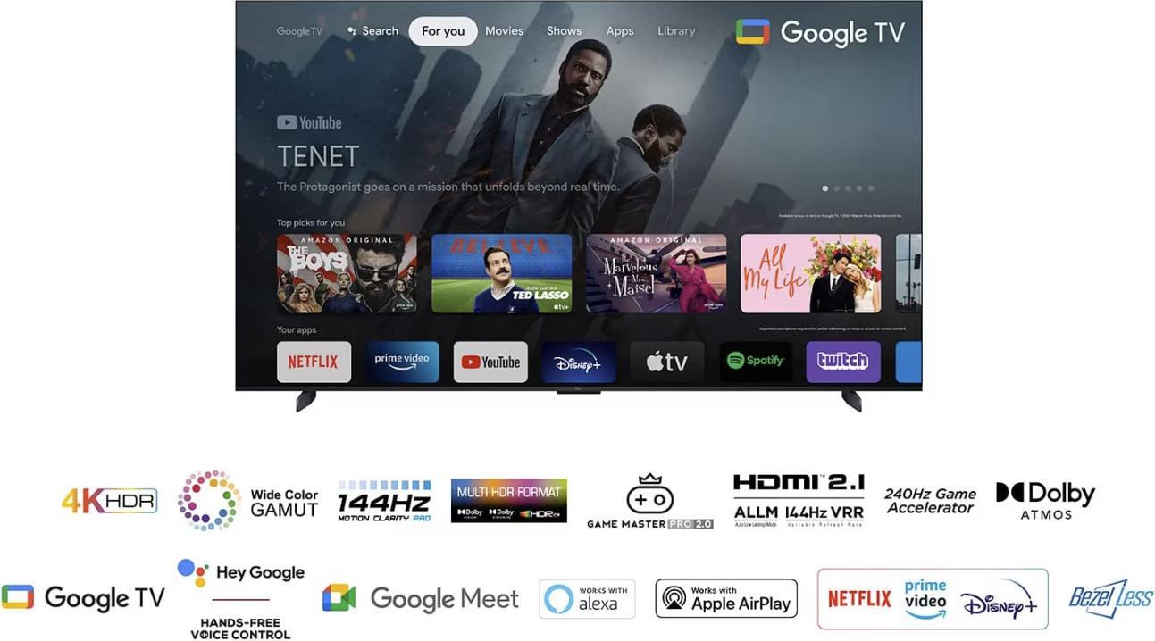 TCL P745 98" 4K LED Google TV
