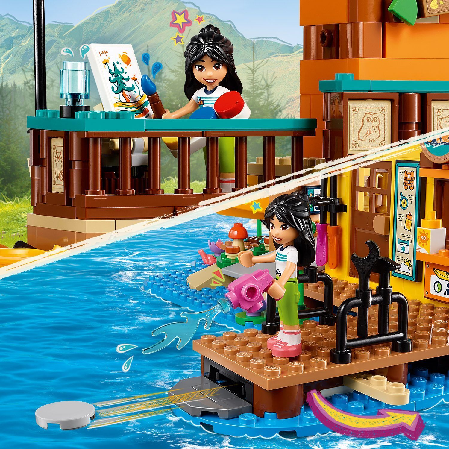 LEGO Friends 42626  - Vesiurheilua seikkailuleirillä
