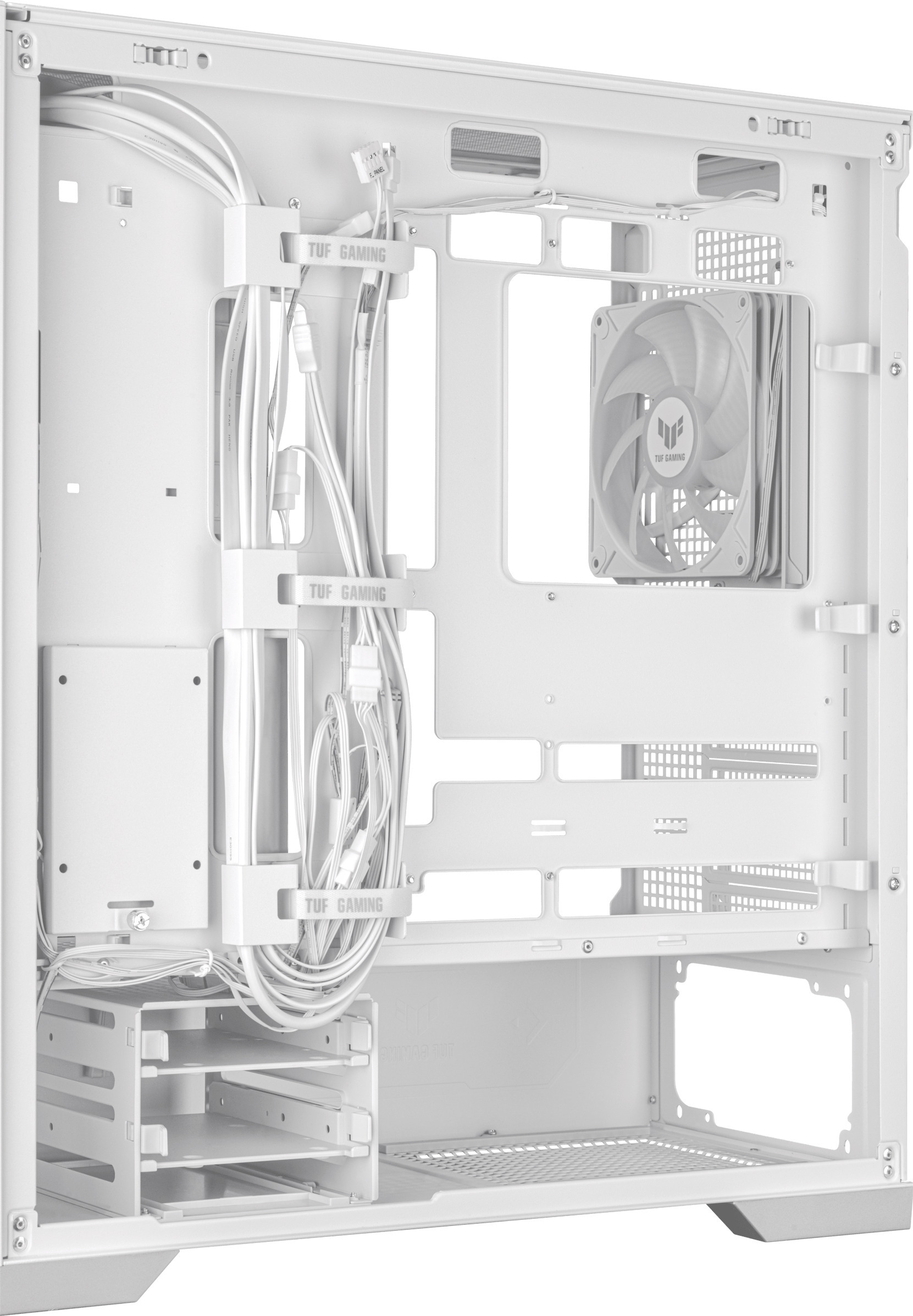 Asus TUF Gaming GT302 TG ARGB ATX-kotelo ikkunalla, valkoinen