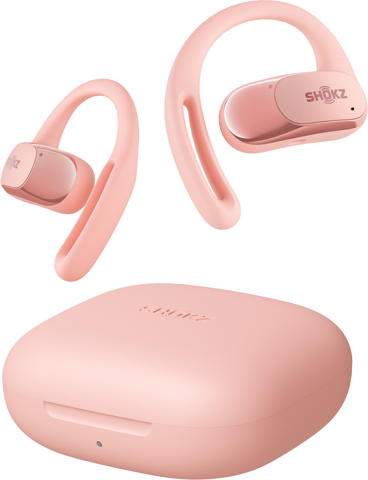 Shokz OpenFit Air langattomat kuulokkeet, valkoinen