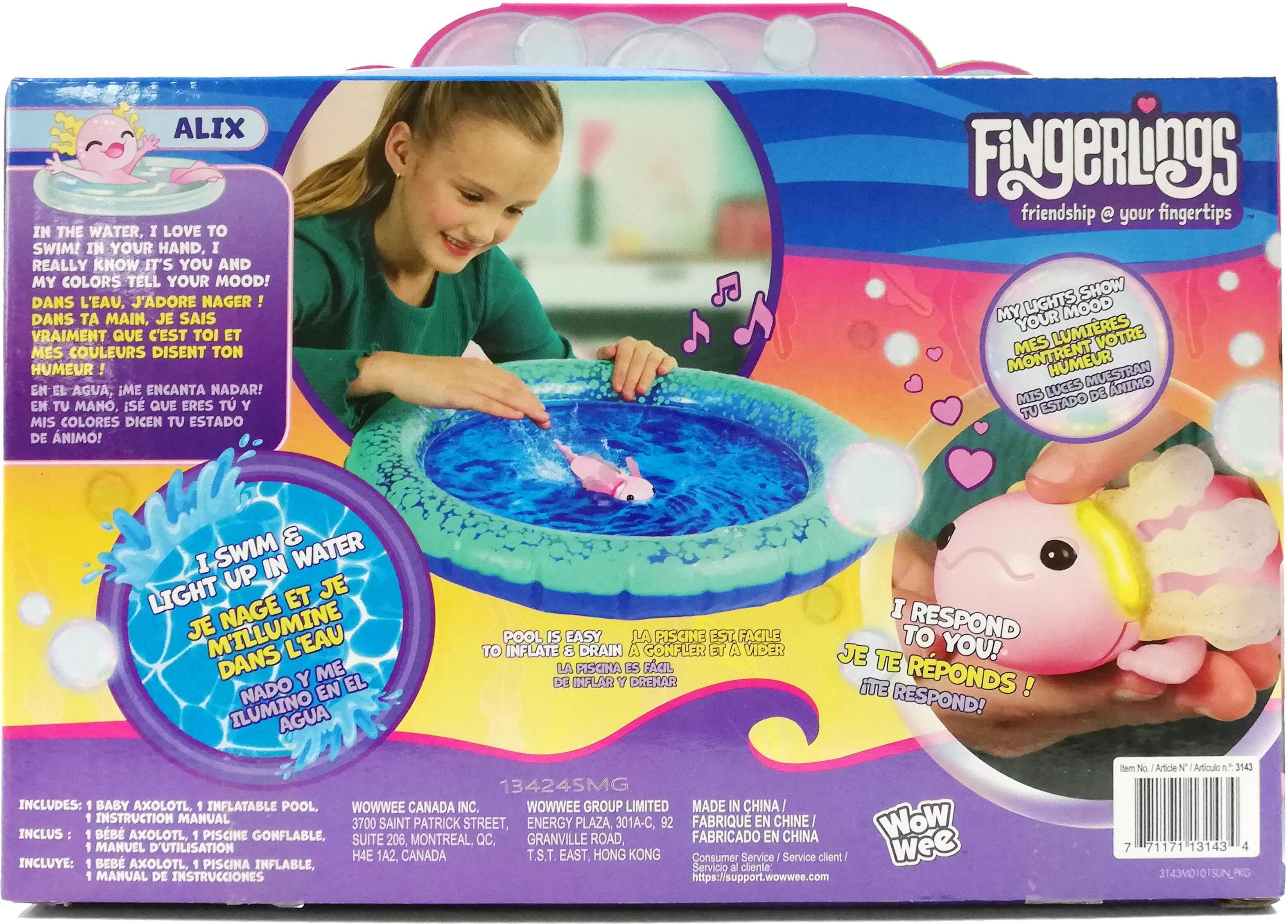 Fingerlings Alix Baby Axolotl interaktiivinen lelu