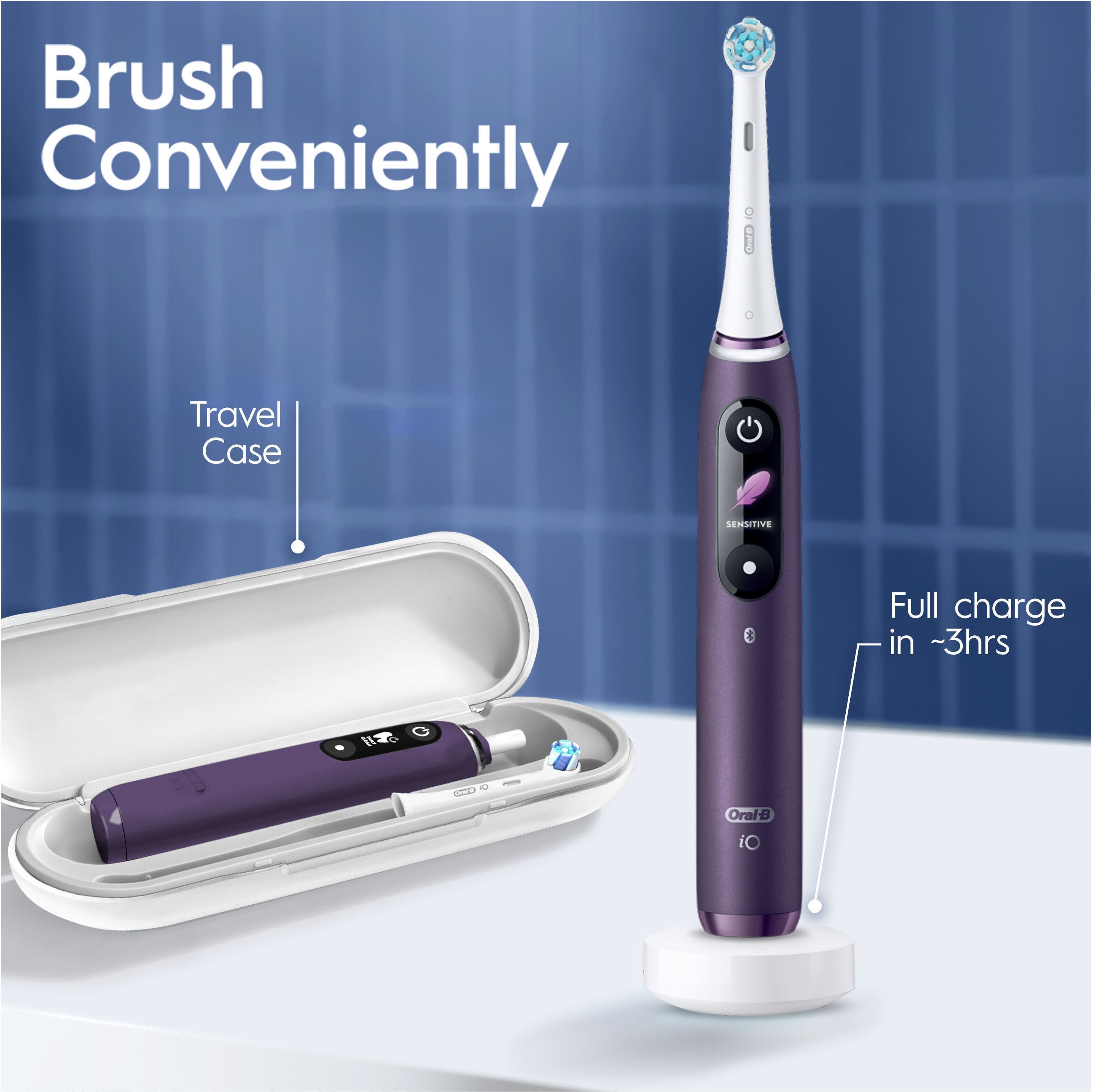Oral-B iO Series 8s sähköhammasharja, violetti