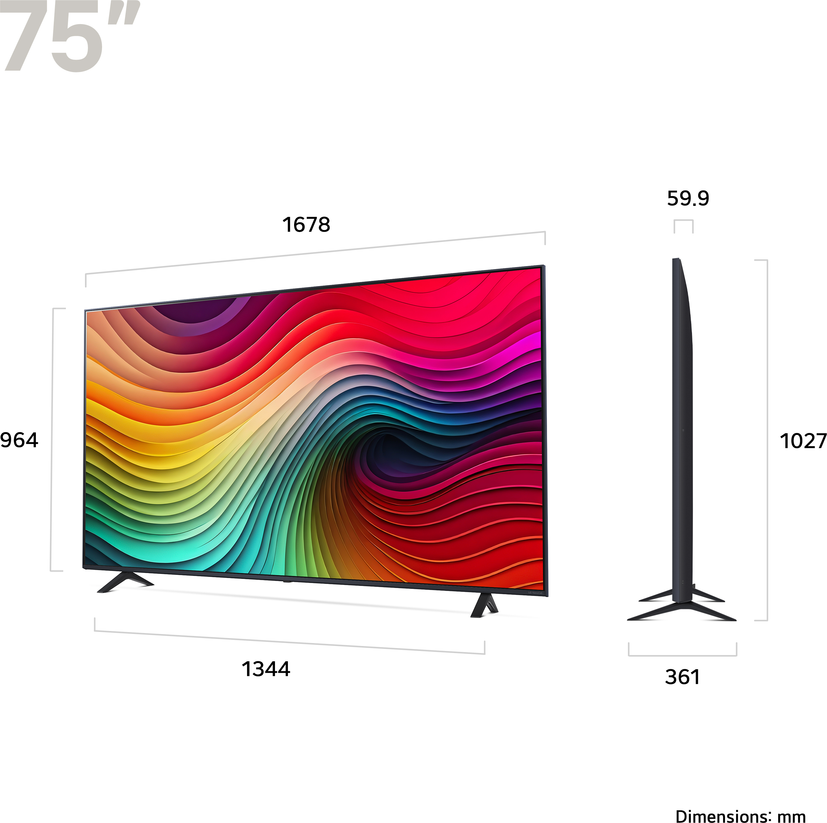 LG 75'' NANO 82 – 4K TV (2024)