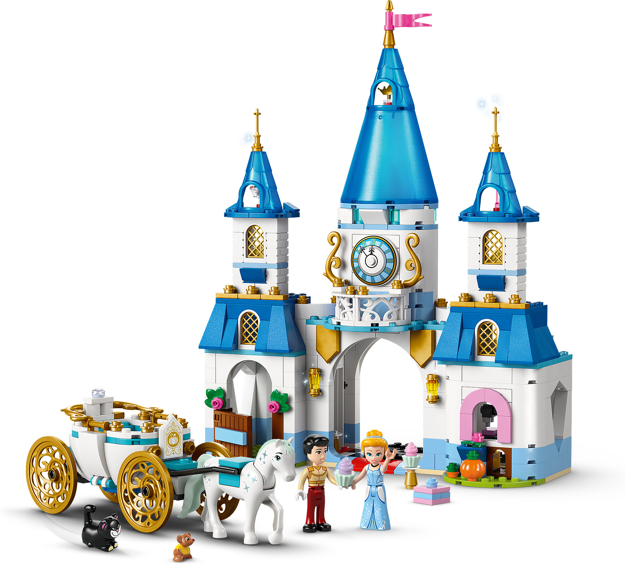 LEGO Disney Princess 43275 – Tuhkimon linna ja hevosvaunut