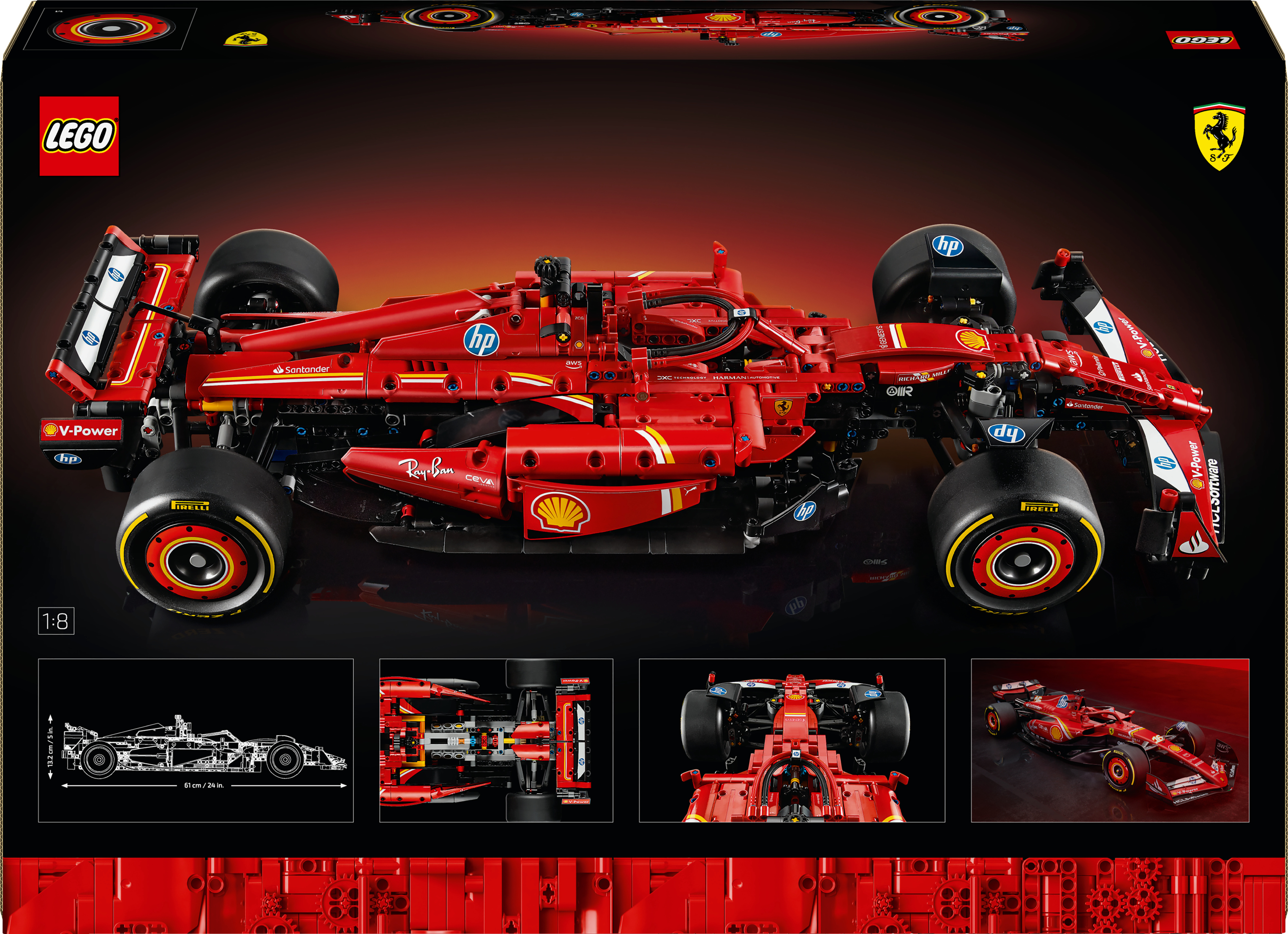 LEGO Technic 42207 – Ferrari SF-24 F1 ‑auto 14 LEGO Technic 42207 – Ferrari SF-24 F1 ‑auto - Image 14