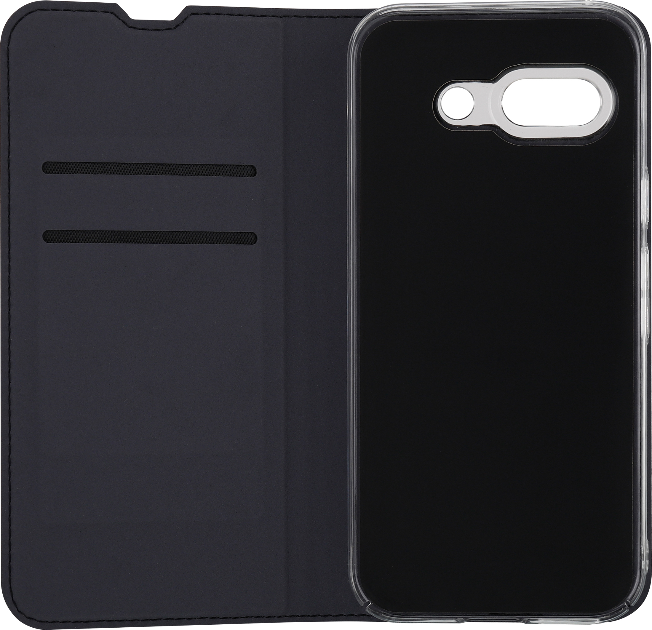 Fonekit Bookcase -suojakotelo, Google Pixel 9A, musta