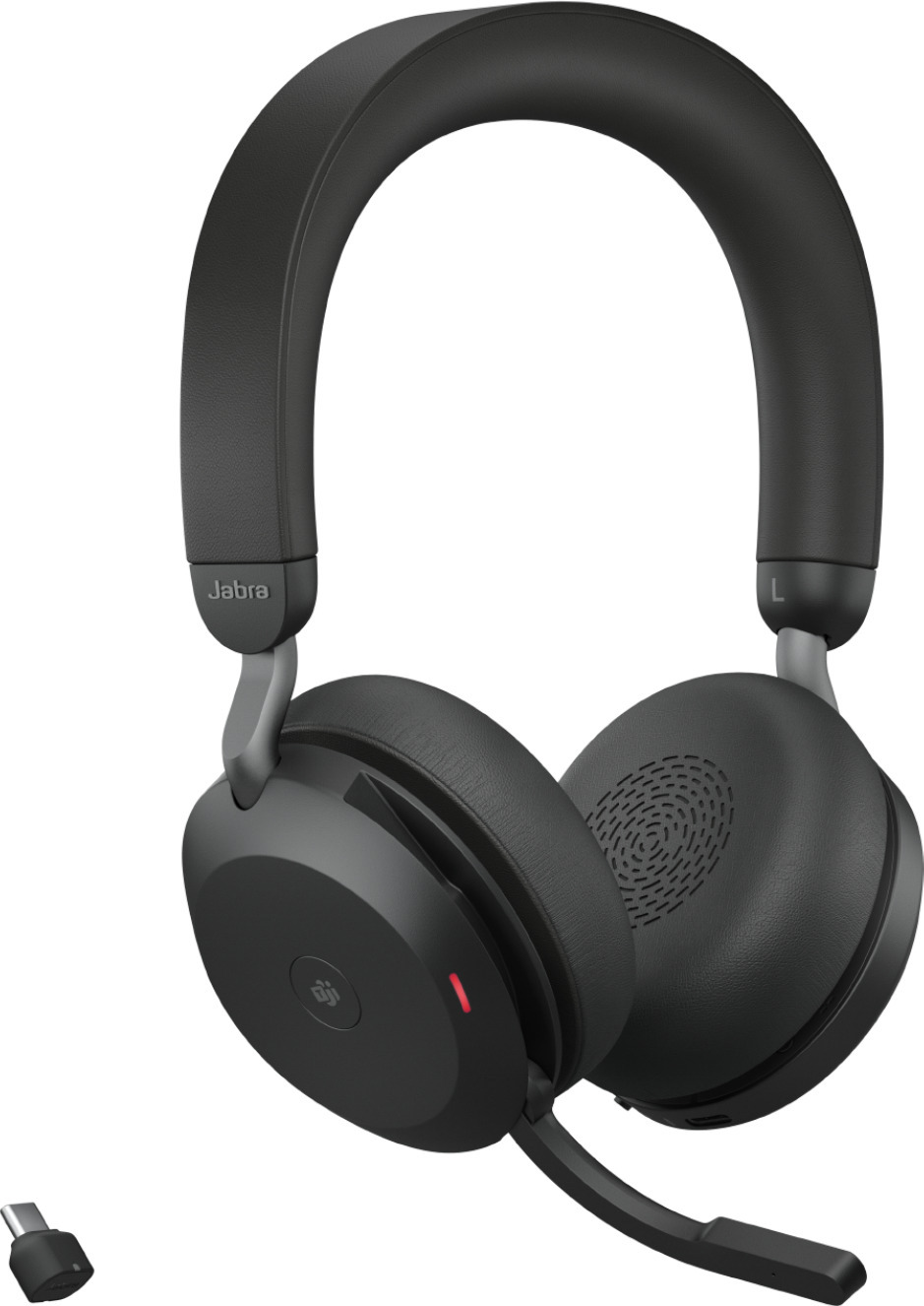 Jabra Evolve2 75 Stereo LINK380C -langaton headset + telakka, MS, musta
