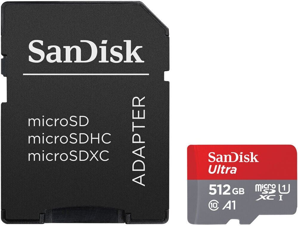 SanDisk Ultra MicroSDXC -muistikortti, 512 Gt – Verkkokauppa.com
