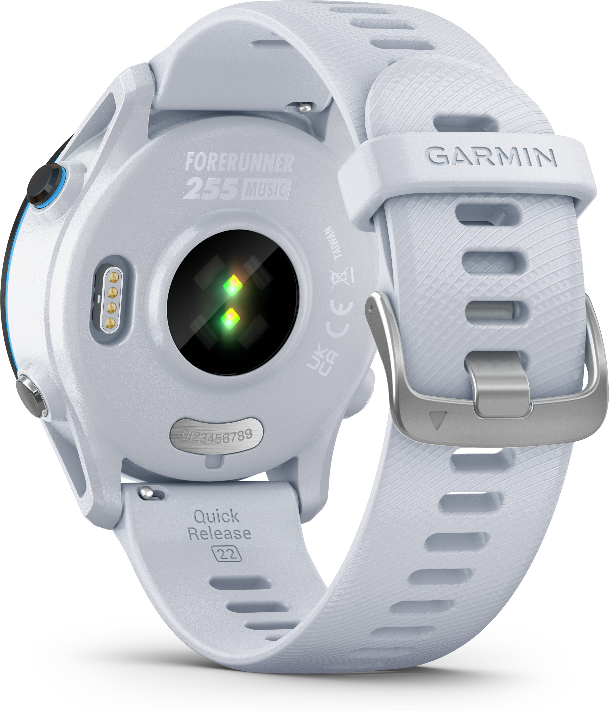 Garmin Forerunner 255 Music -urheilukello, vaaleanharmaa