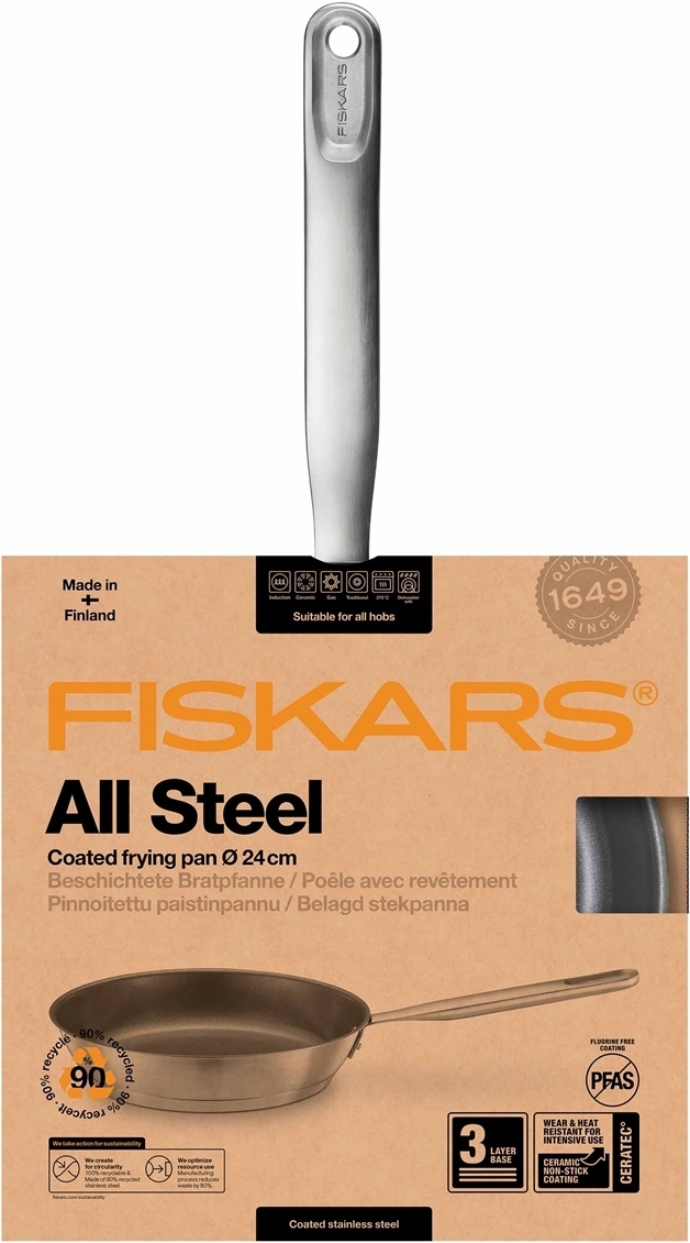 Fiskars All Steel -paistinpannu, 24 cm