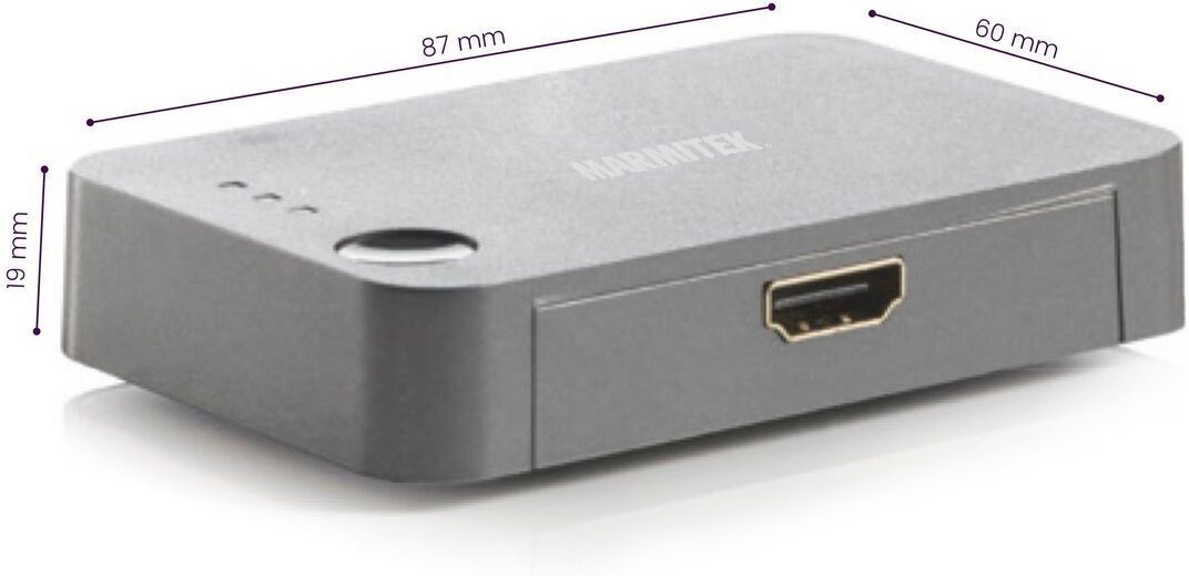 Marmitek Connect 310 UHD 2.0 HDMI-kytkin – Verkkokauppa.com