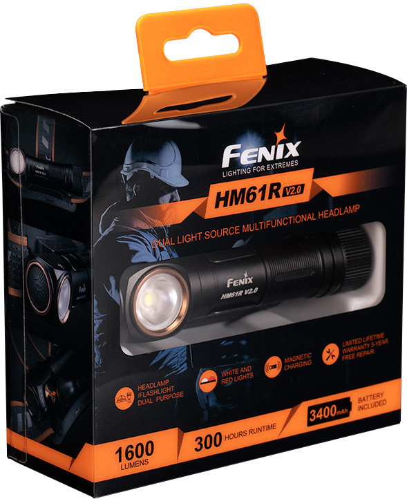 Fenix HM61R V2.0 -otsalamppu, 1600 lm