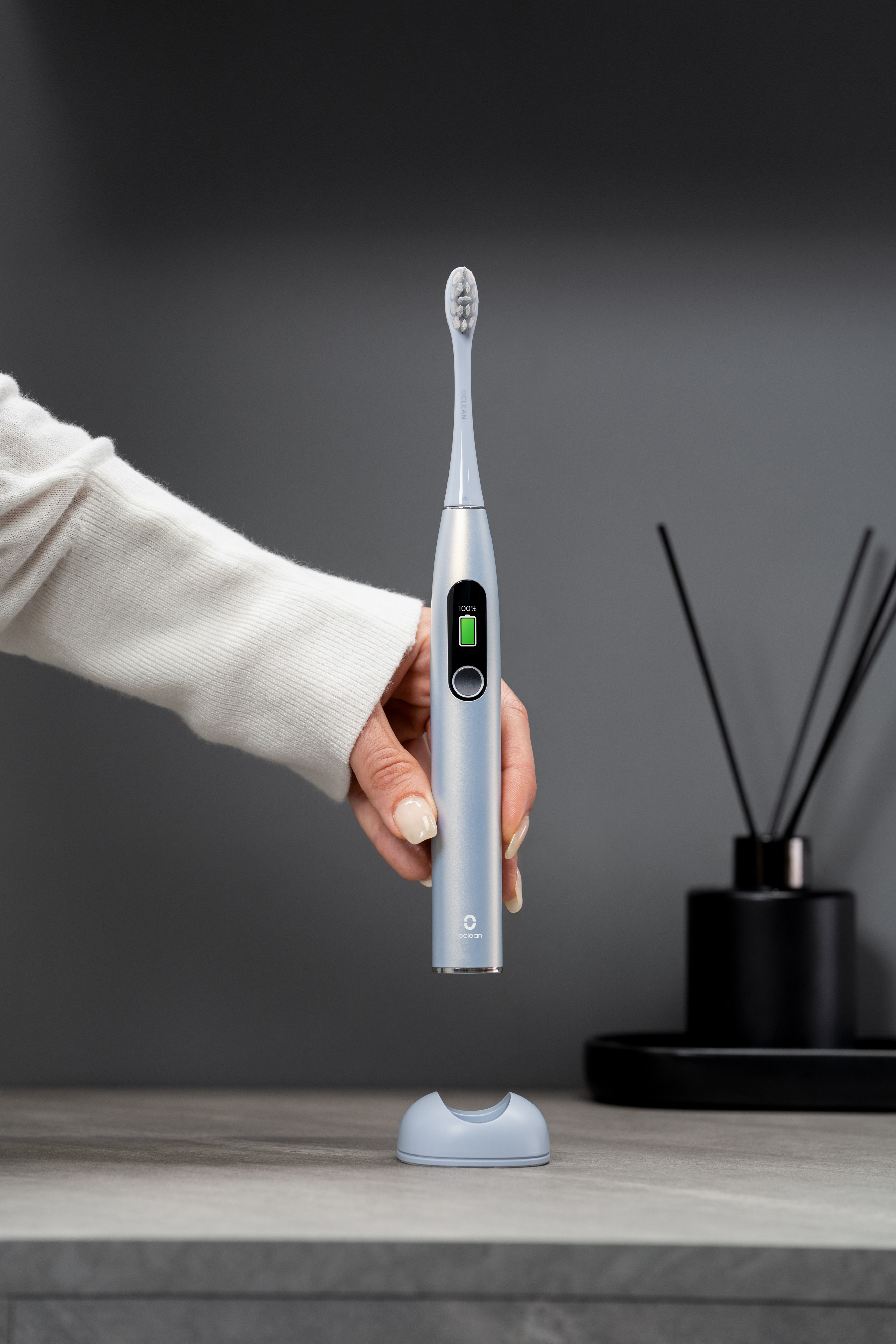 Oclean X Pro Digital -sähköhammasharja, hopea