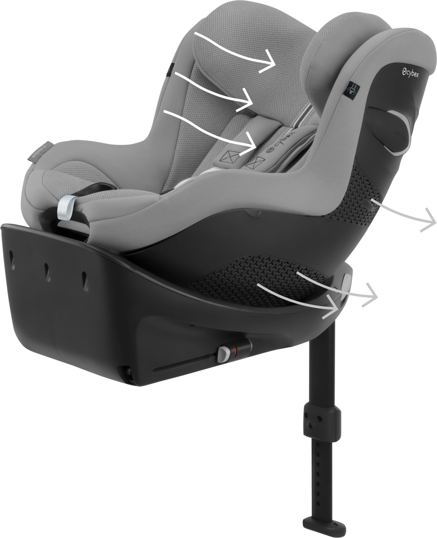 CYBEX Sirona Gi i-Size Plus -turvaistuin, 61 - 105 cm, Ocean Blue