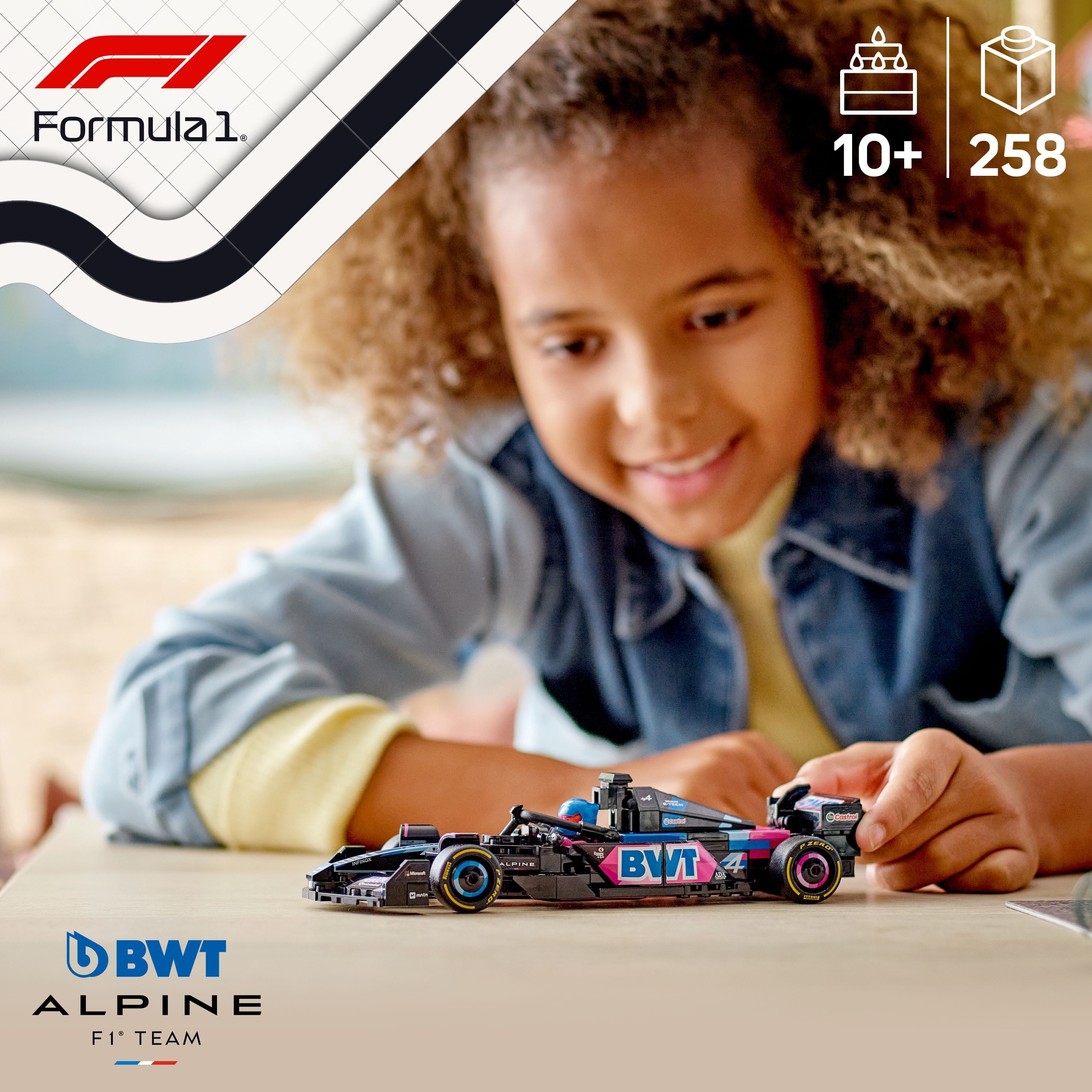 LEGO Speed Champions 77248 – BWT Alpine F1® Team A524 ‑kilpa-auto