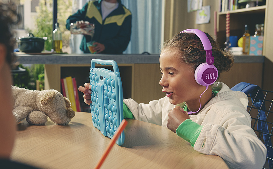 JBL JR 320 lasten langalliset kuulokkeet, liila