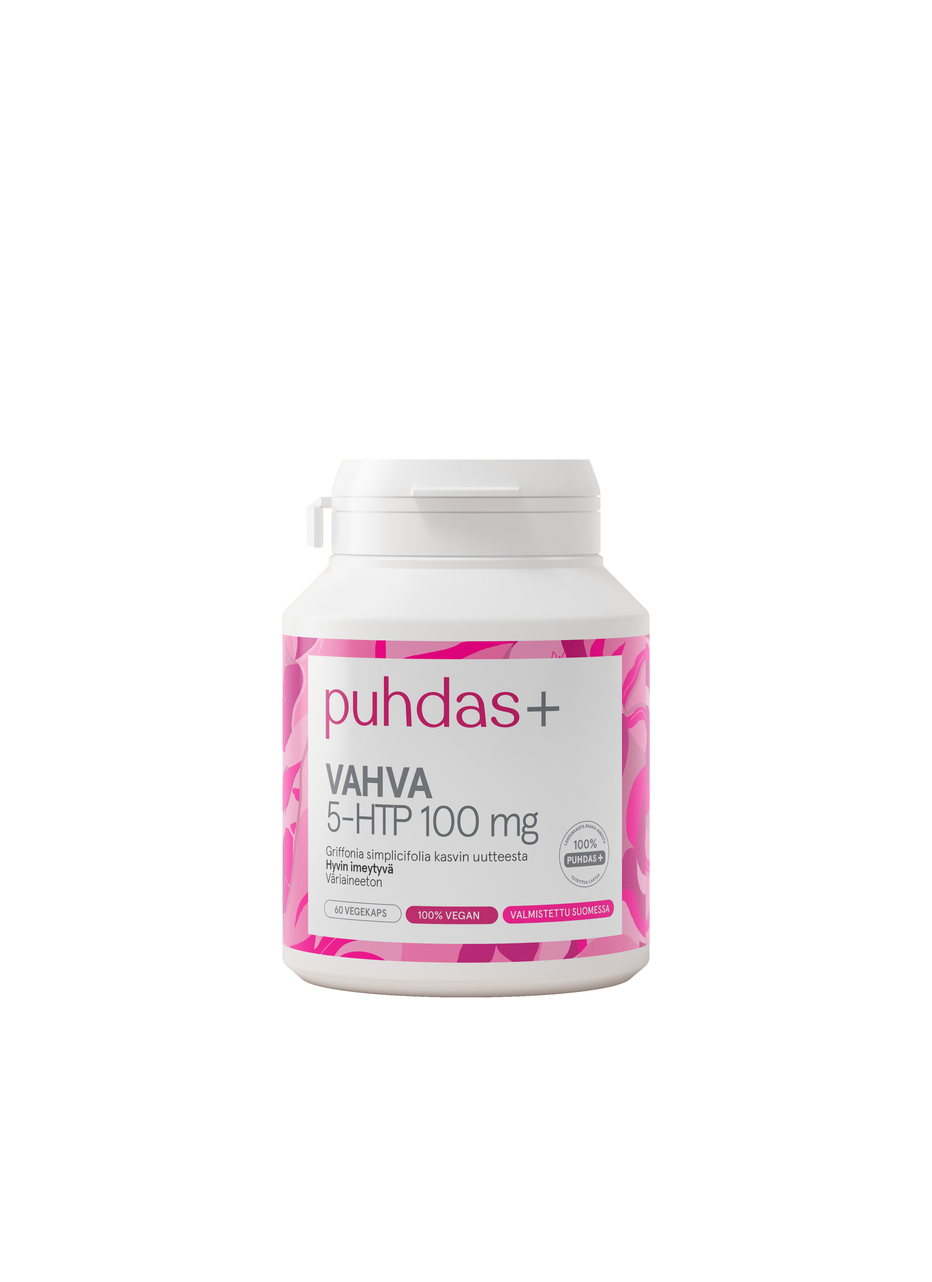 Tootefoto - Puhdas+ 5-HTP 100 mg 60 kapslit (190)