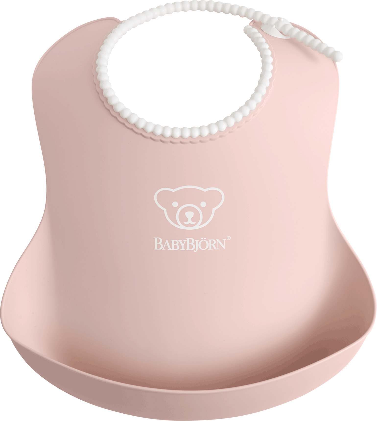 BabyBjörn Baby Bib -ruokalappu, Powder Pink – 