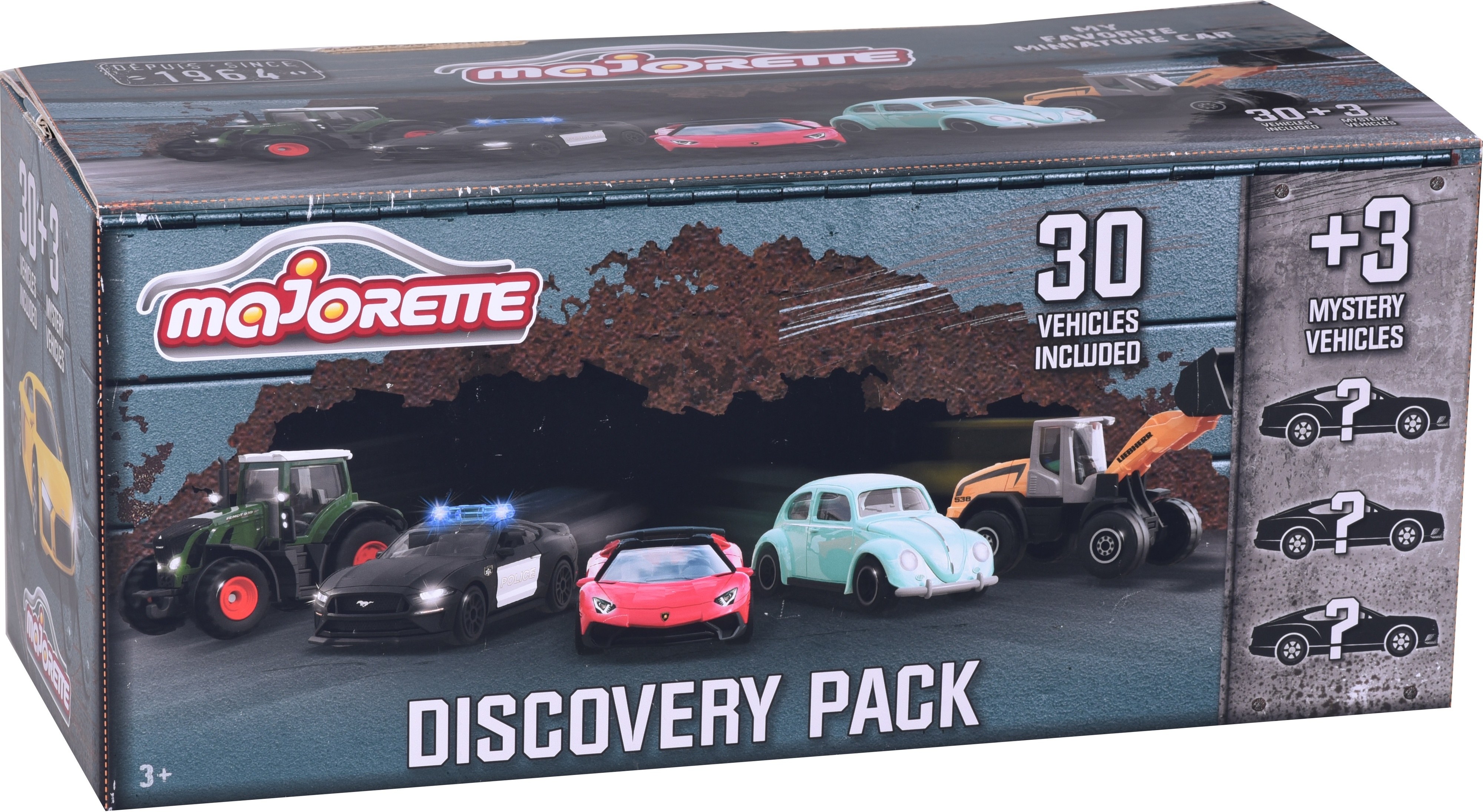 Coffret Majorette - Discovery Pack - 30 Vehicules + 3 Mystères