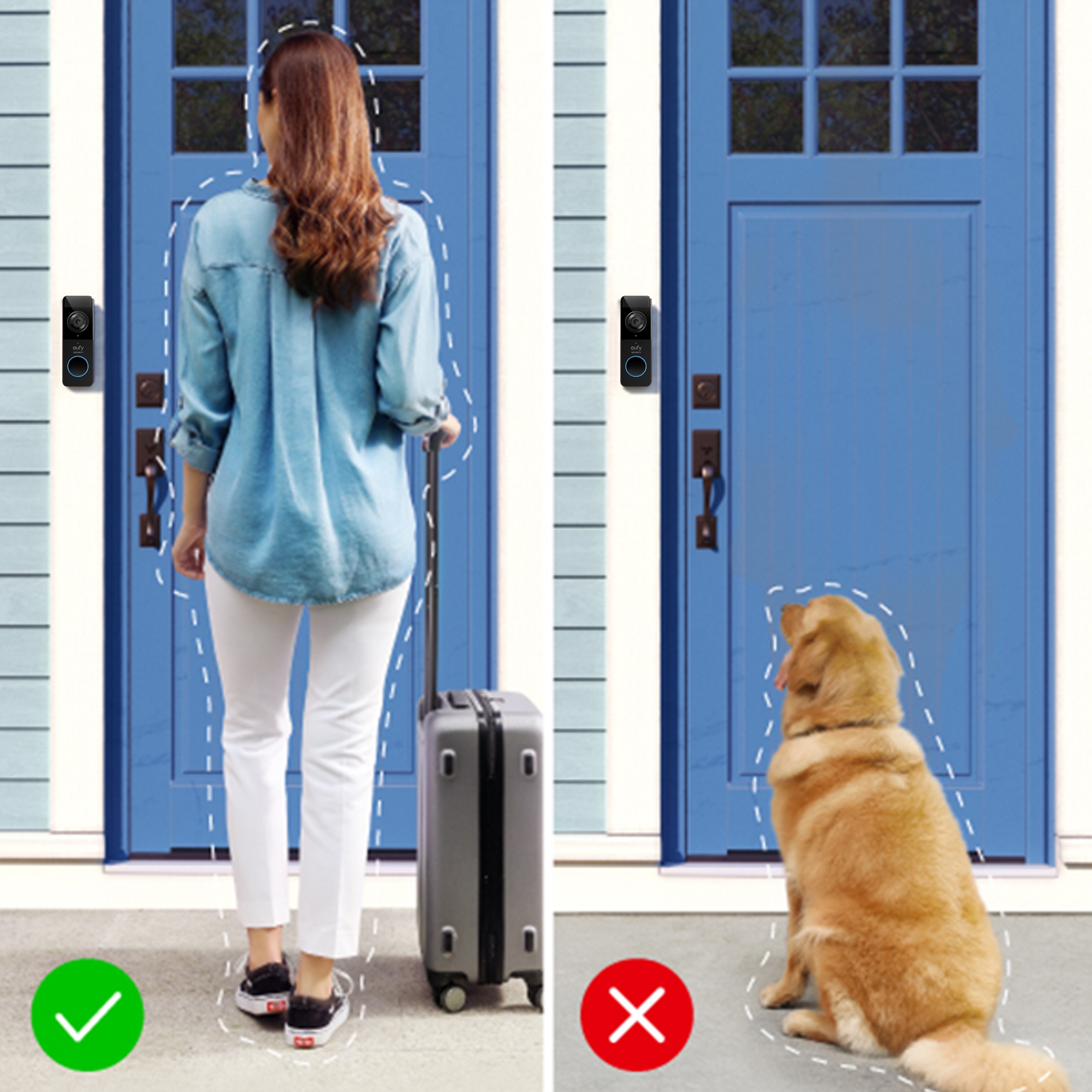 Anker eufy Video Doorbell Slim -video-ovikello, musta