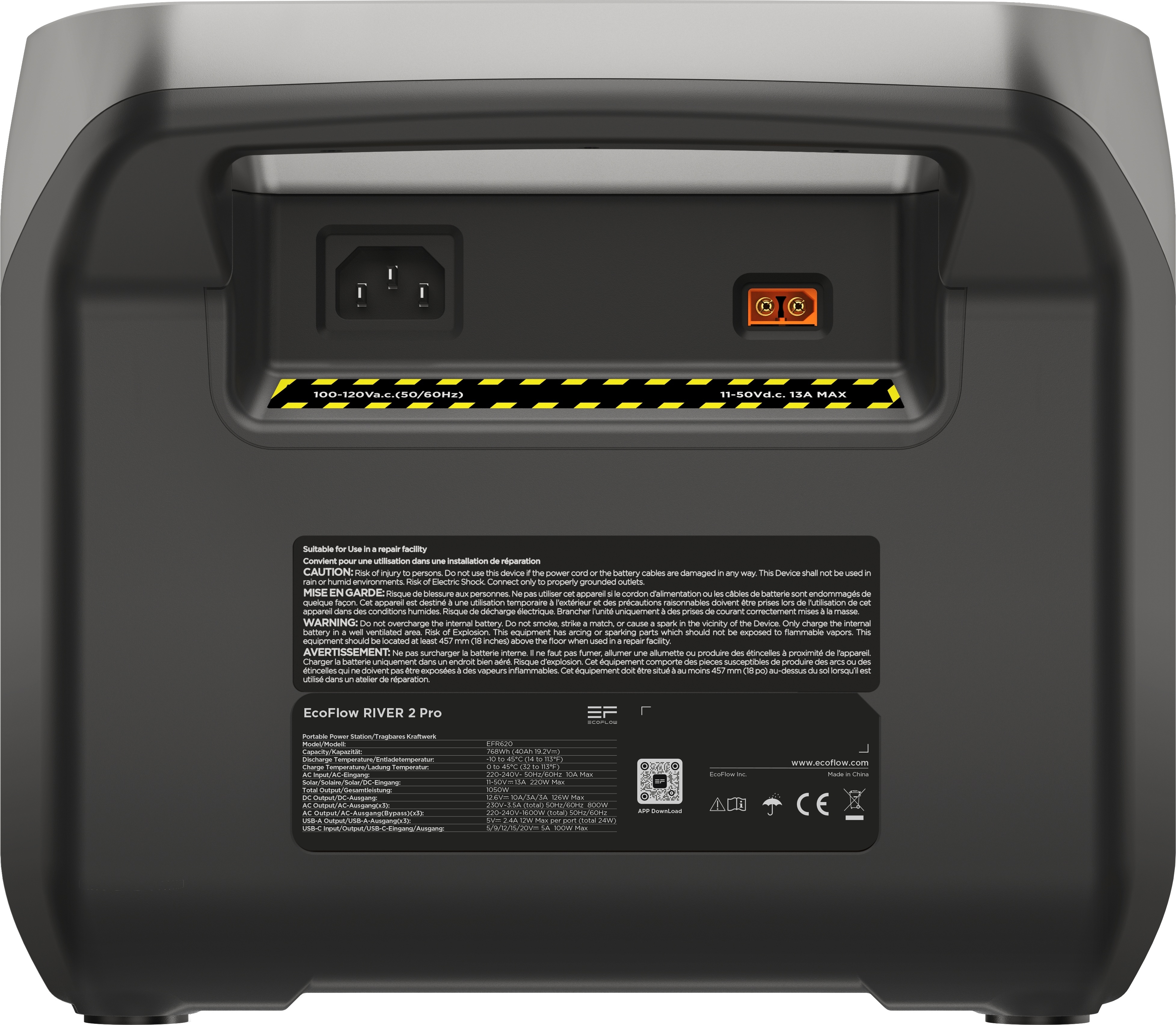 EcoFlow River 2 Pro kannettava virta-asema, 768 Wh