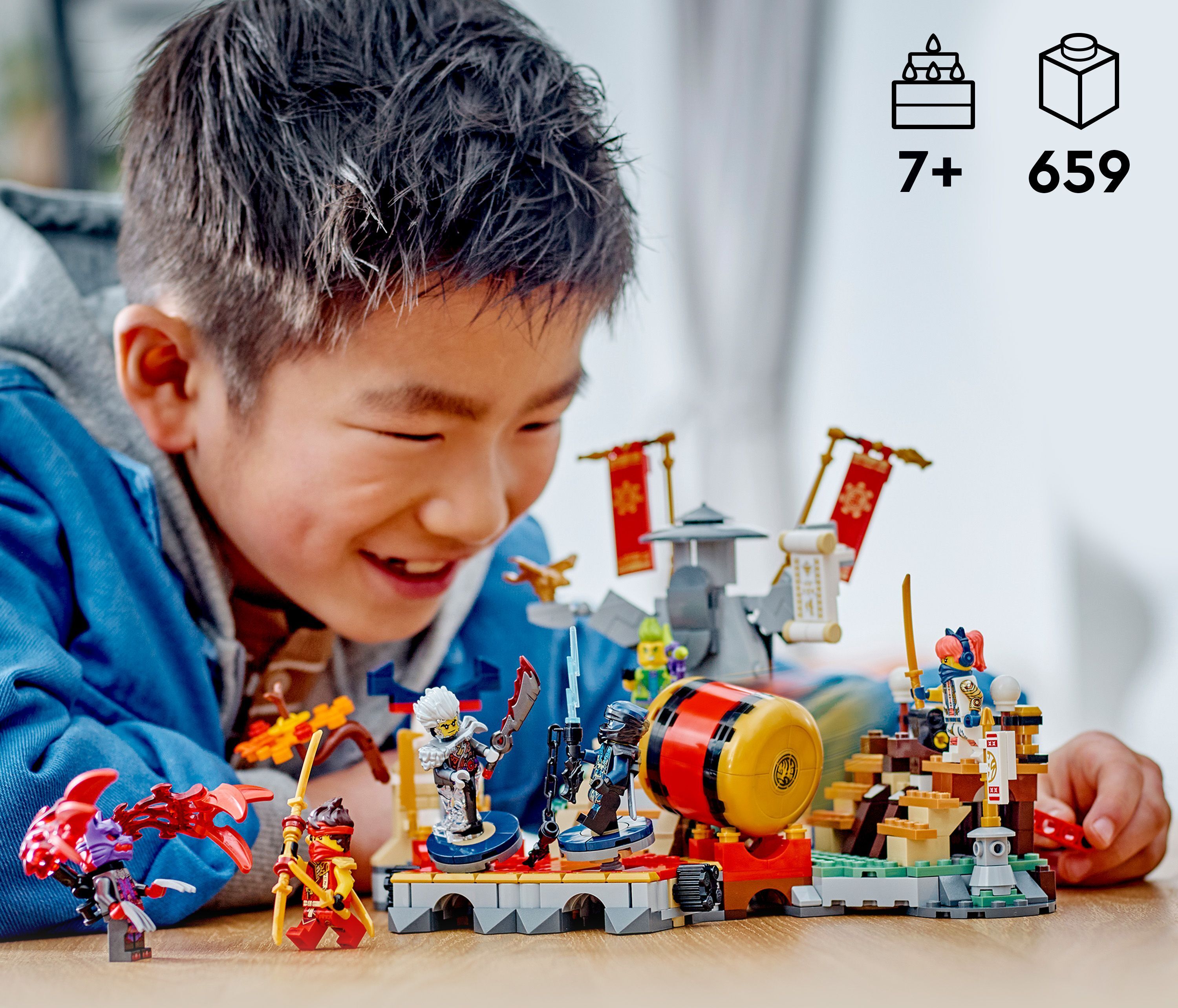LEGO Ninjago 71818 - Turnajaisten taisteluareena