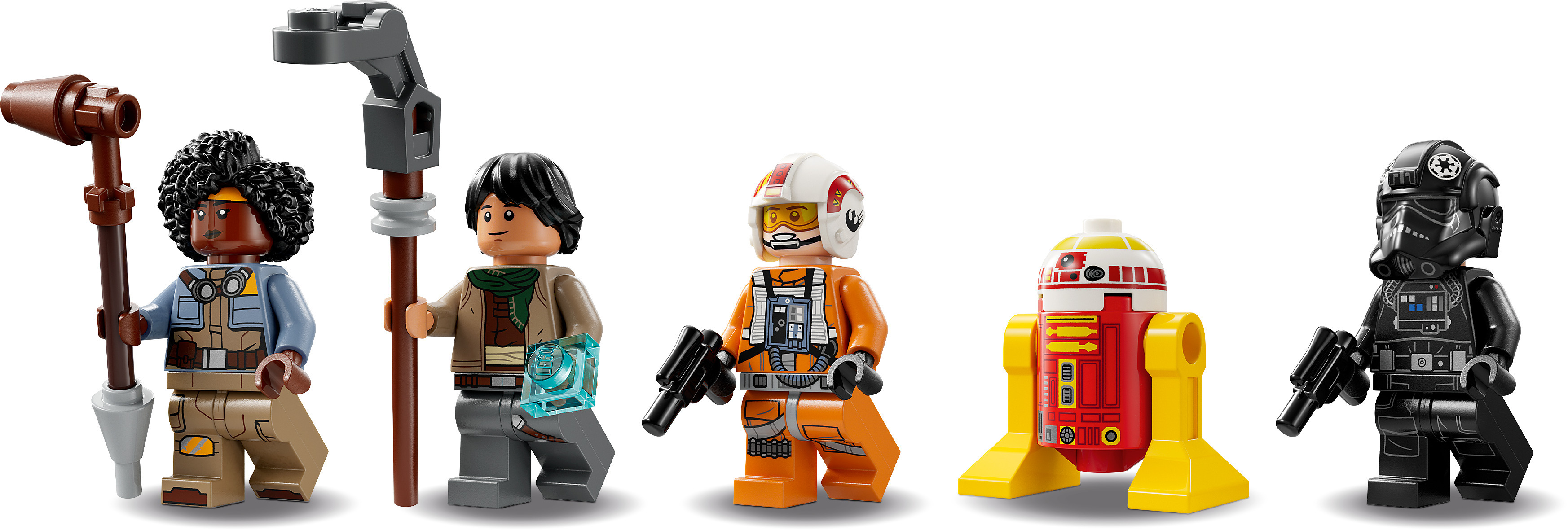 LEGO Star Wars 75393 - TIE-hävittäjä ja X-Wing – yhdistelmämalli