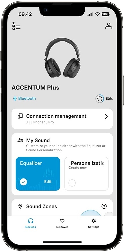 Sennheiser Accentum Plus Wireless vastamelukuulokkeet, musta