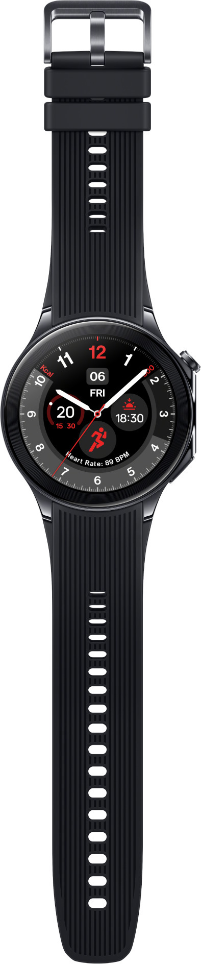 OnePlus Watch 2  -älykello, 47 mm, Black Steel