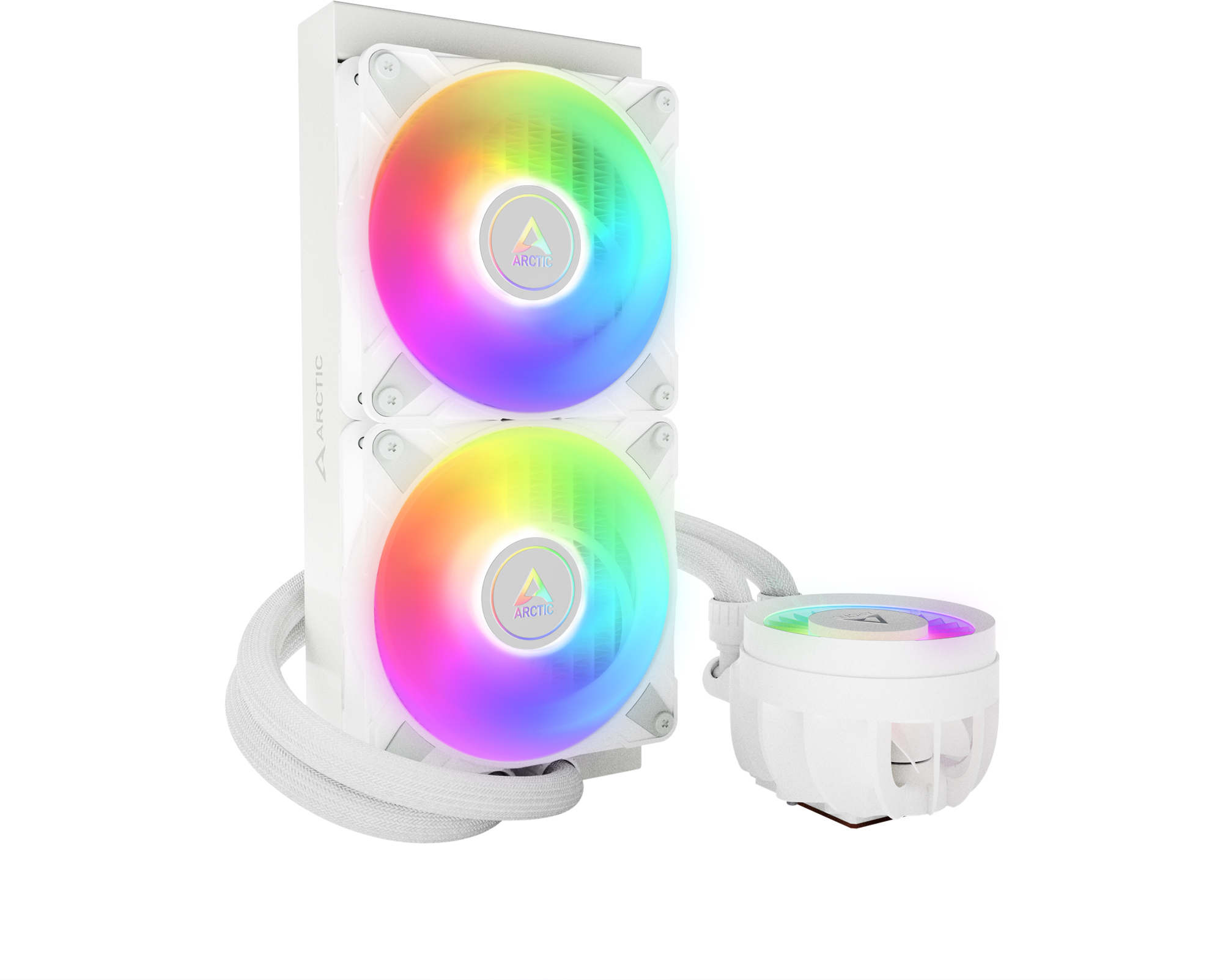Arctic Liquid Freezer III 240 ARGB -nestejäähdytysjärjestelmä, valkoinen