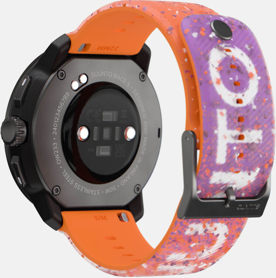 Suunto Race S -urheilukello, 45 mm, Power Orange