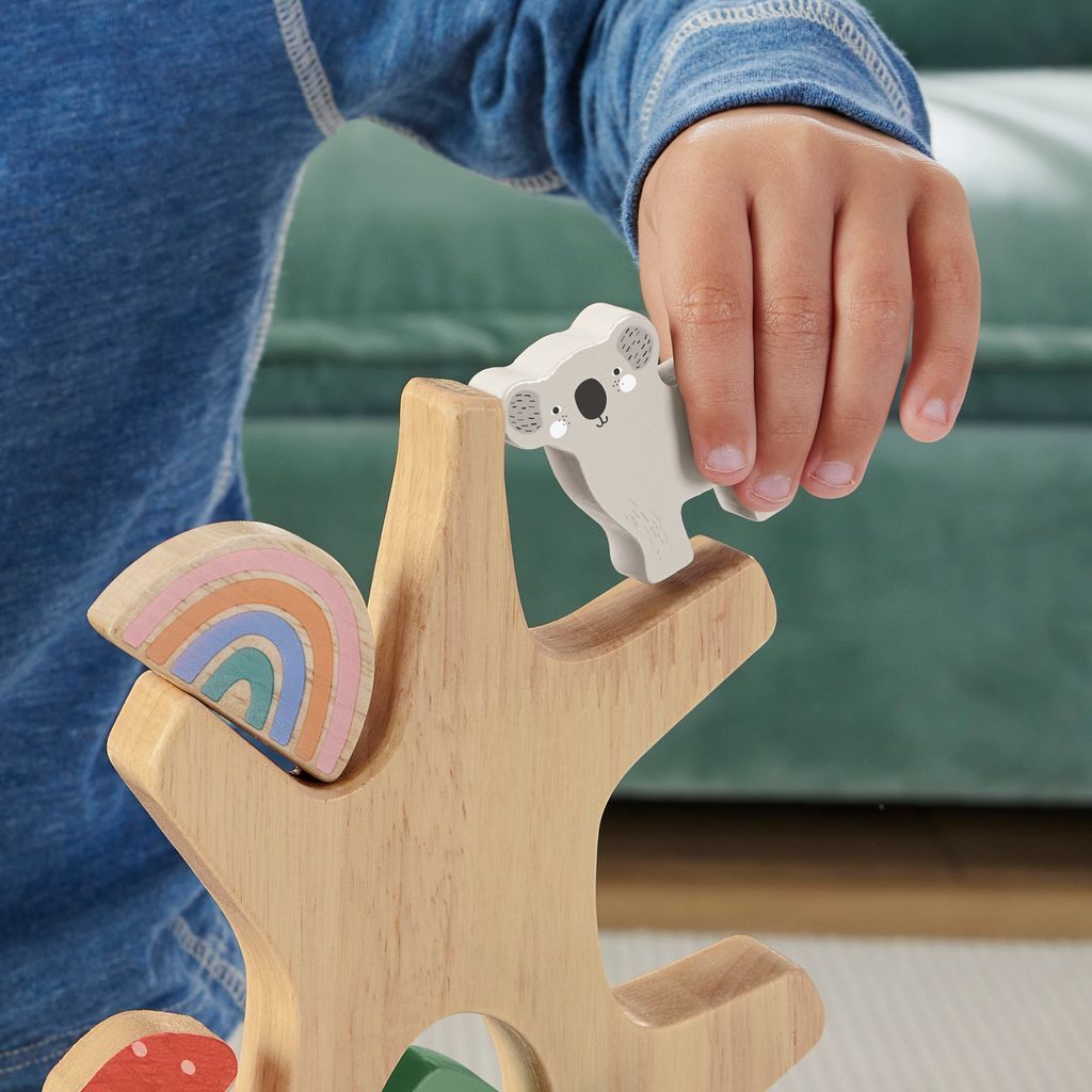Fisher-Price Puu - puinen pinoamislelu